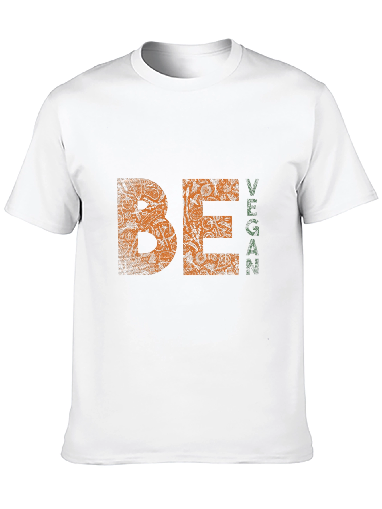 Black Be Vegan T-Shirt - Black Tee view 10