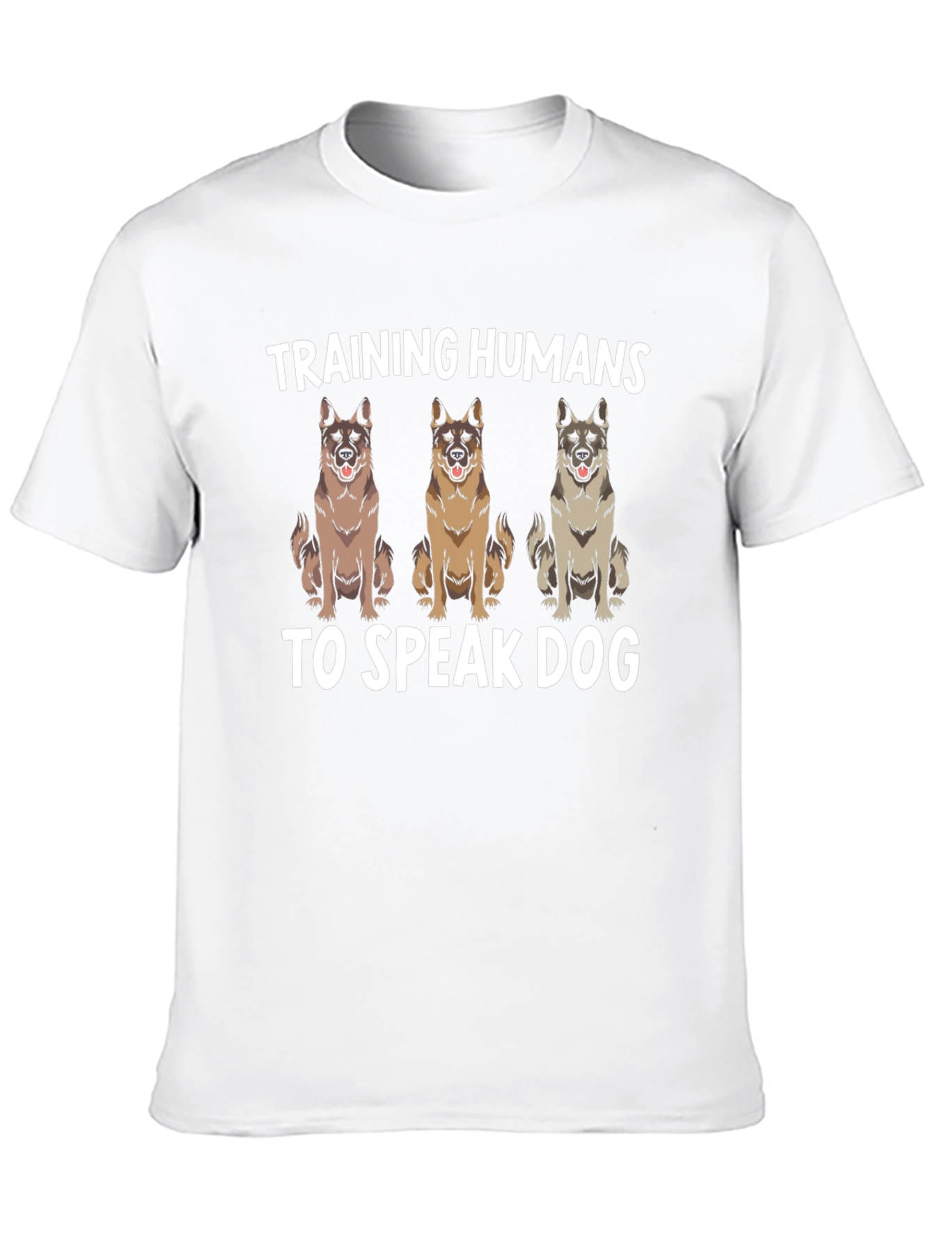 Black Training Humans To Speak Dog T-Shirt view 10