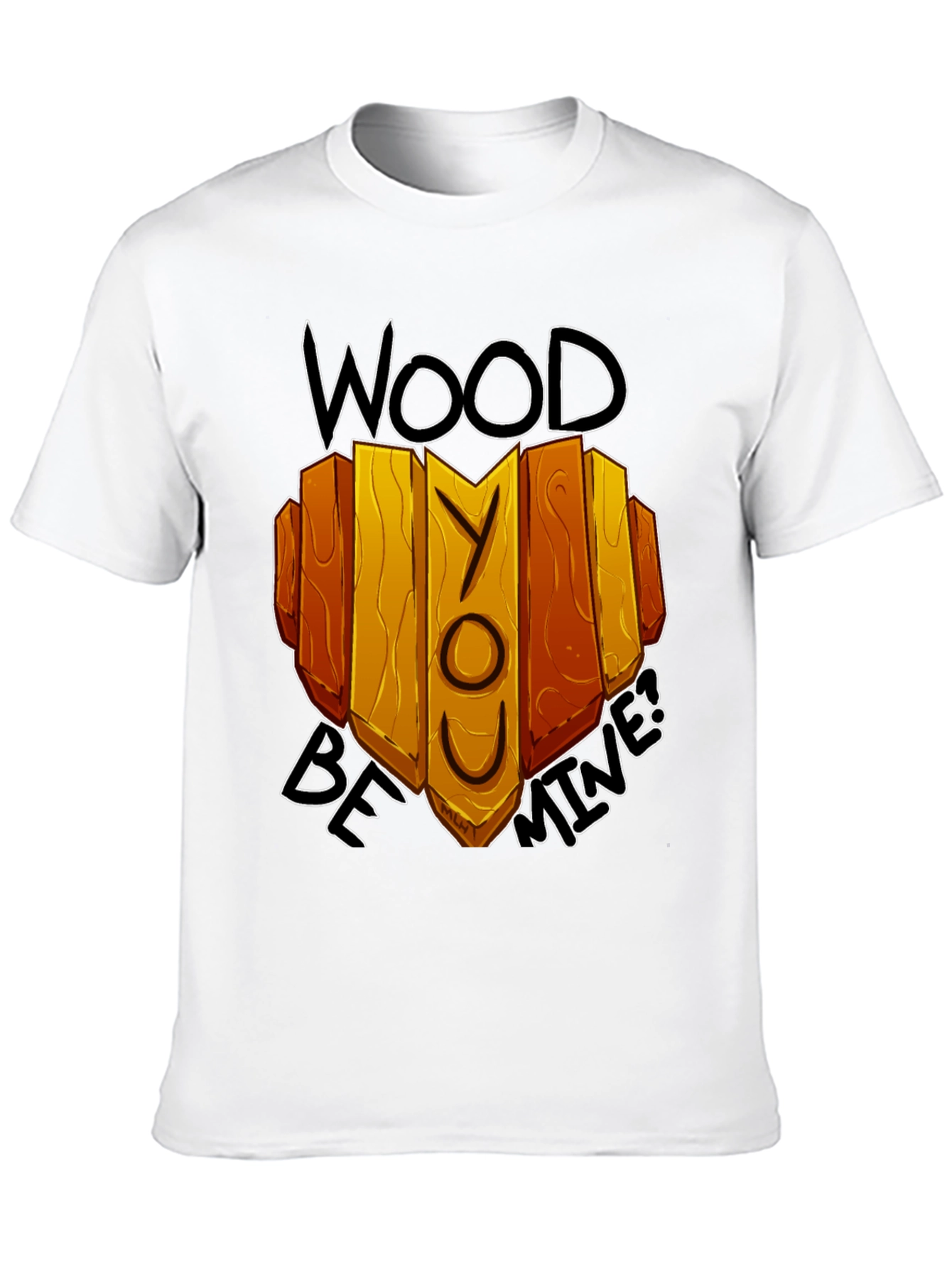 Black Wood Be Mine Graphic Tee view 10
