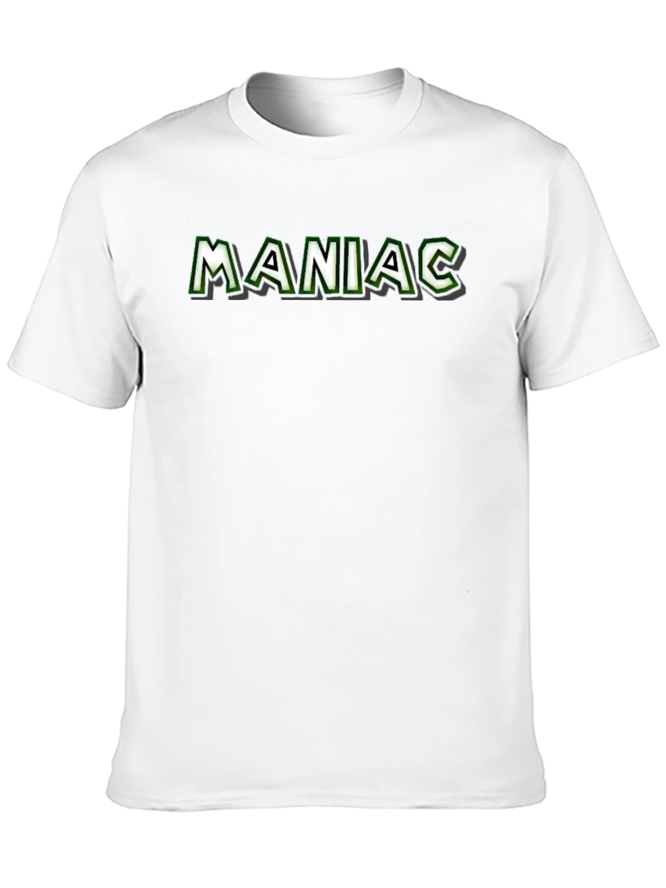 Maniac Graphic Tee - Black Cotton Blend T-Shirt - 10