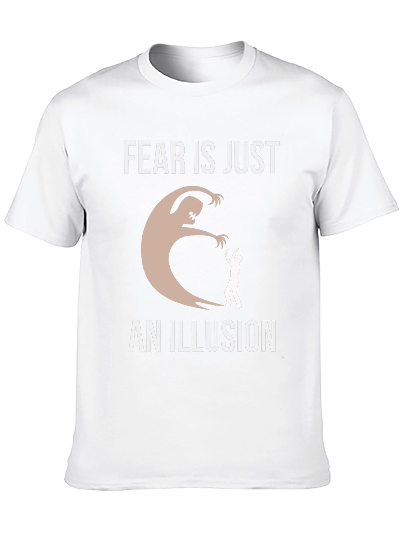 Black Fear Is Just An Illusion Graphic T-Shirt view 10