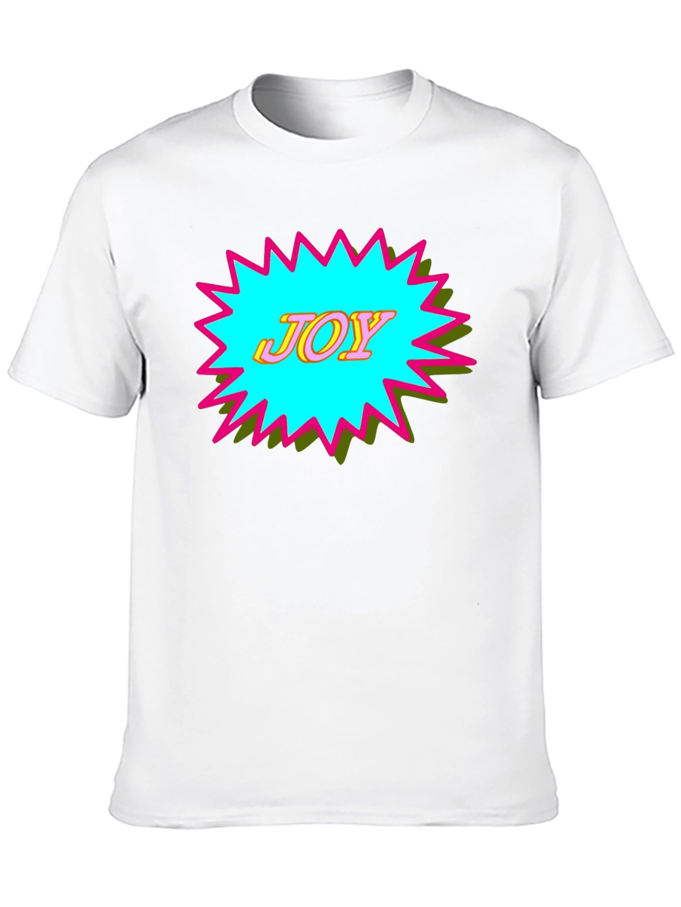 Black Joy Graphic Tee - Black Crew Neck view 10