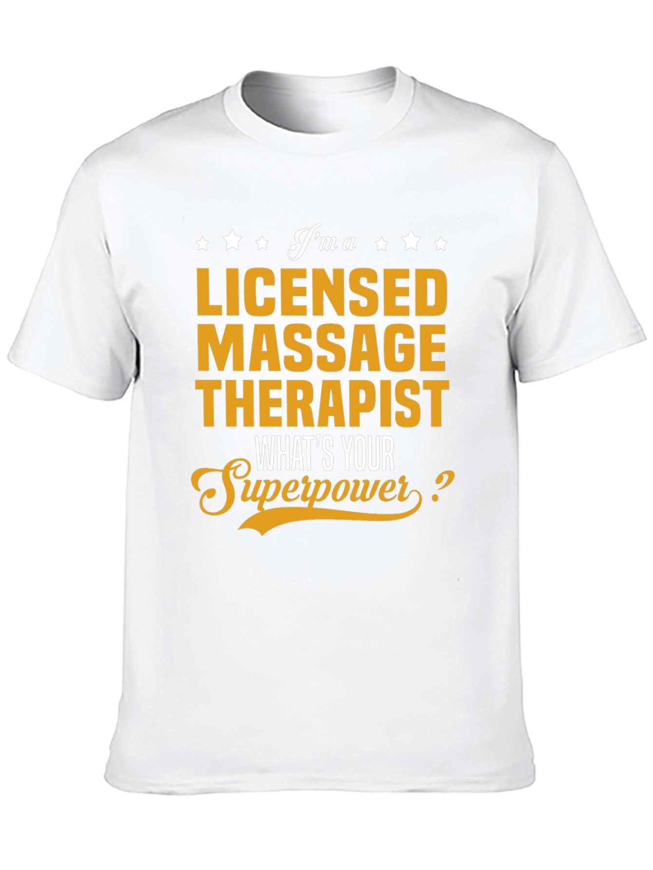 Black Licensed Massage Therapist Novelty T-Shirt view 10