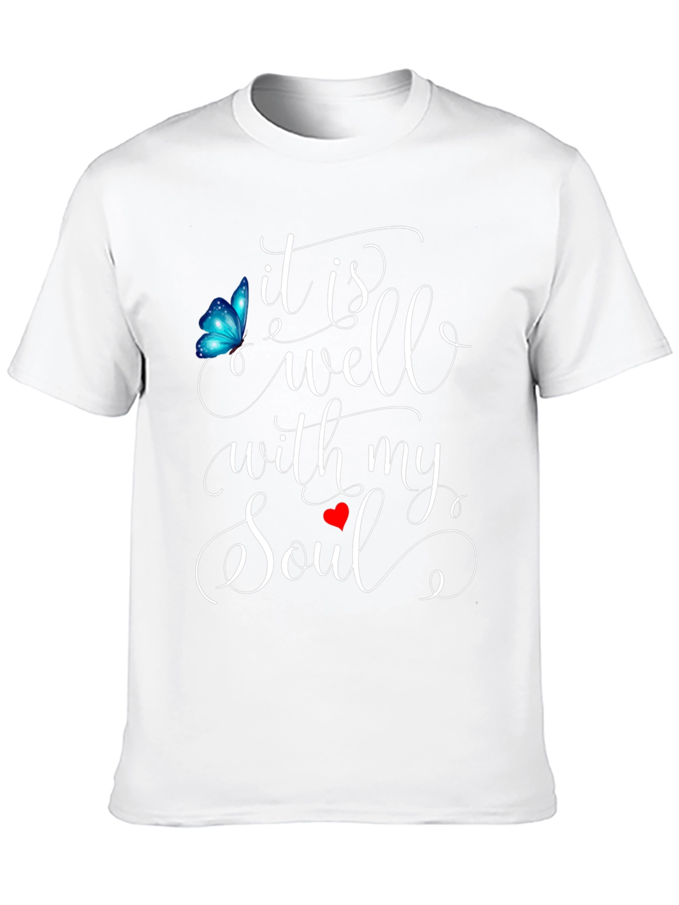 Black It Is Well With My Soul Graphic Tee view 10