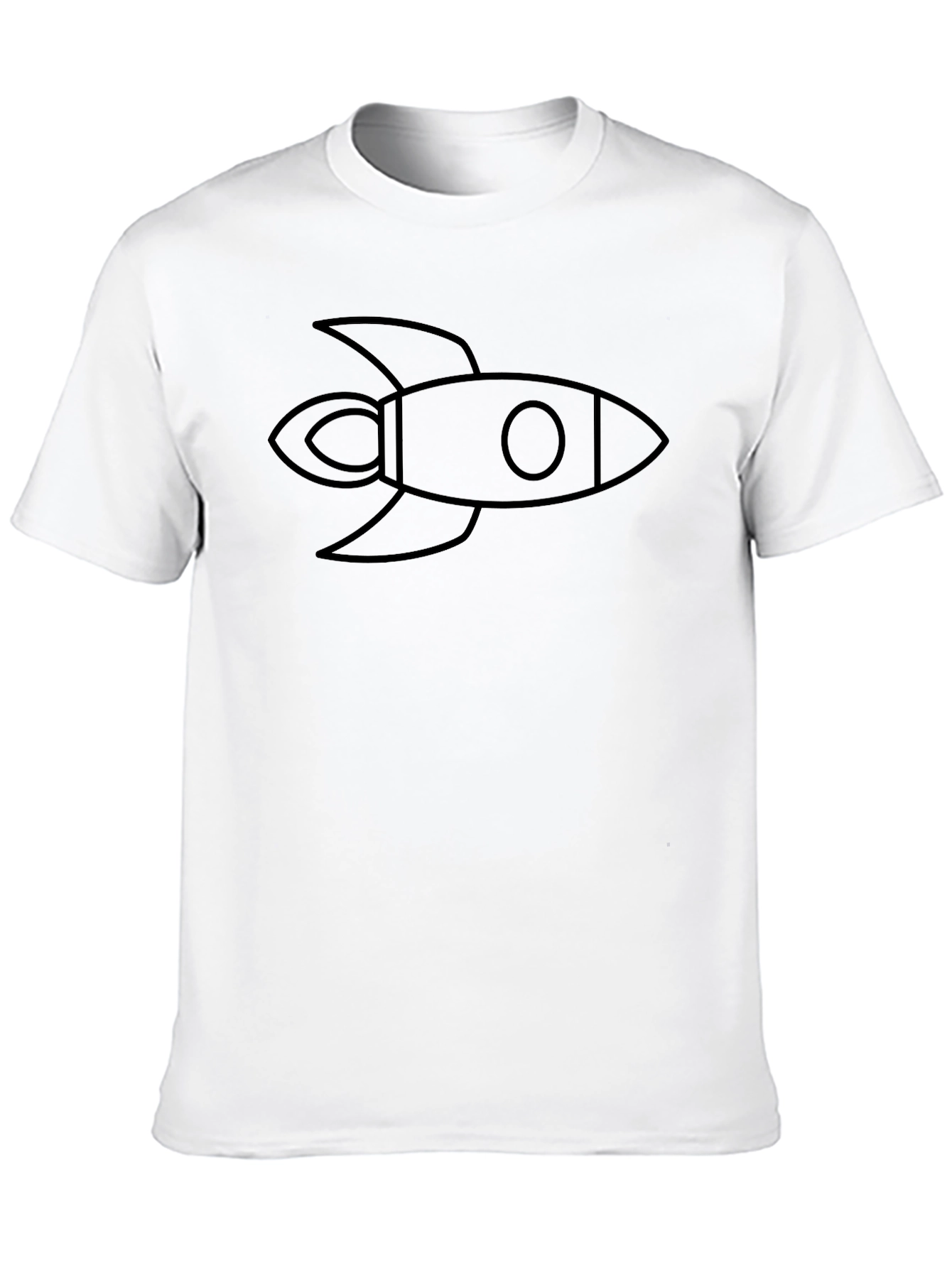 Black Rocket Graphic Black T-Shirt view 10