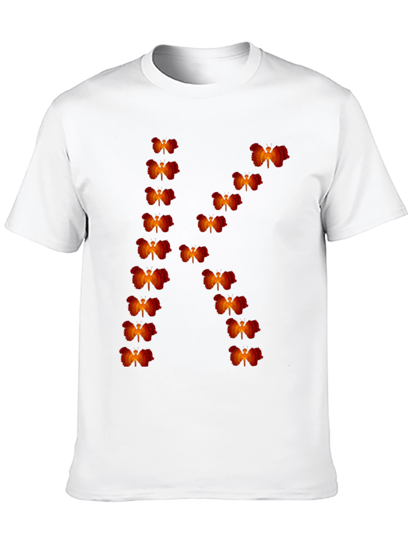 Black Phoenix Initial "K" Graphic Tee - Premium Cotton view 10