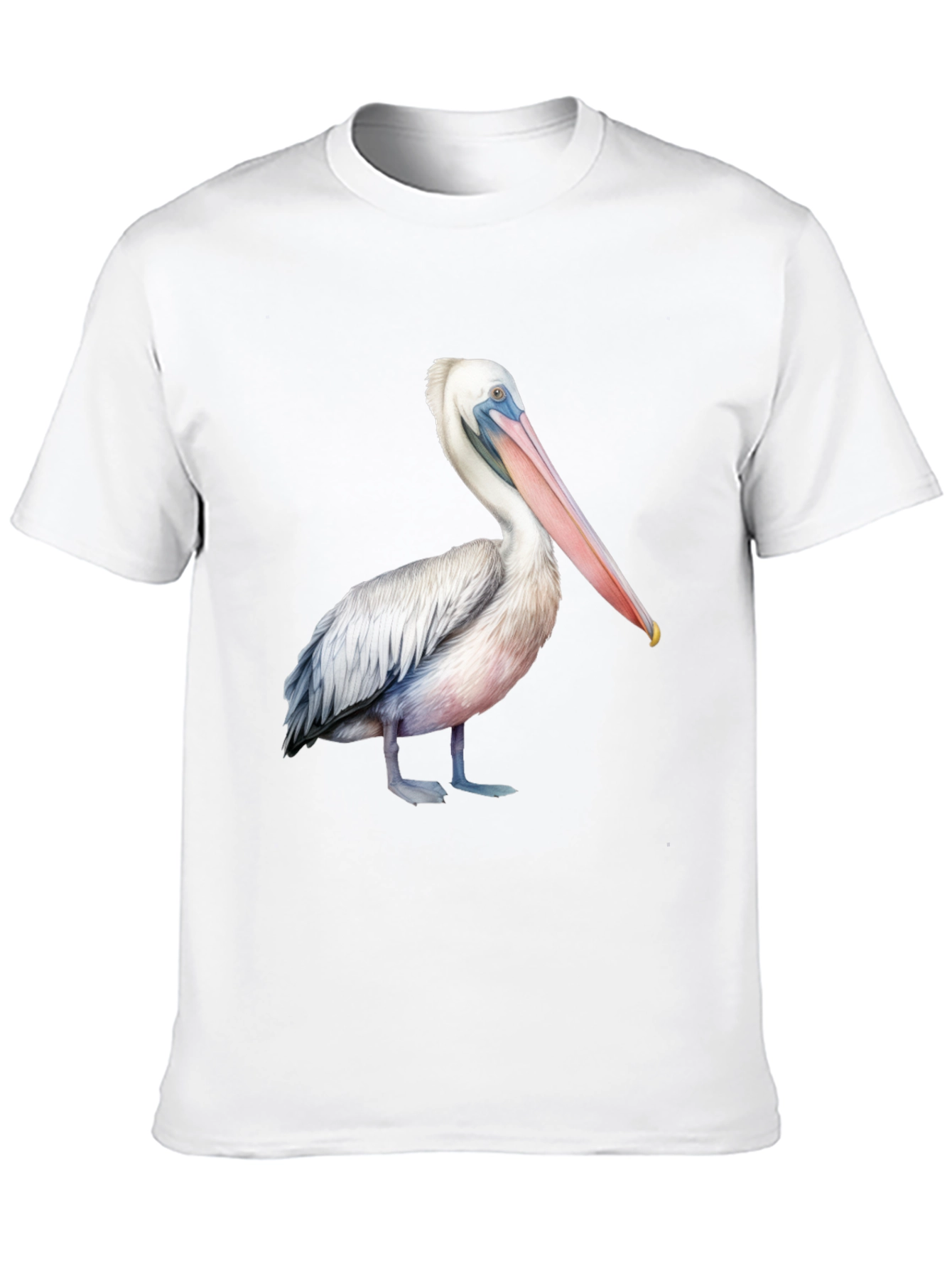 Black Pelican Graphic Print T-Shirt - Unisex Black Tee view 10