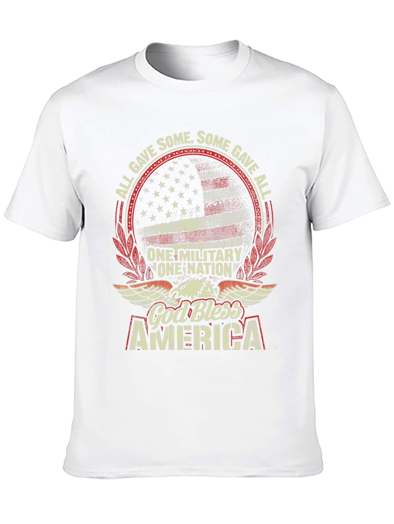 Black God Bless America Patriotic T-Shirt view 10