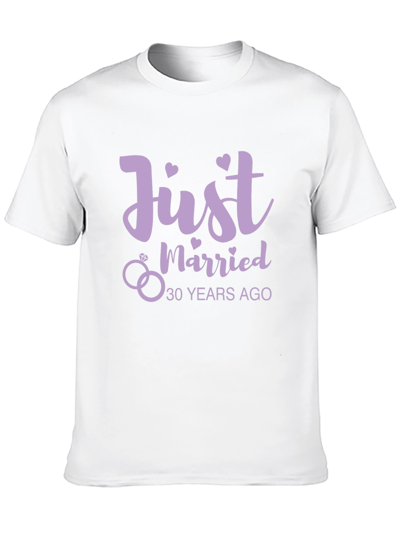 Black Just Married 30 Years Ago T-Shirt Anniversary Gift view 10