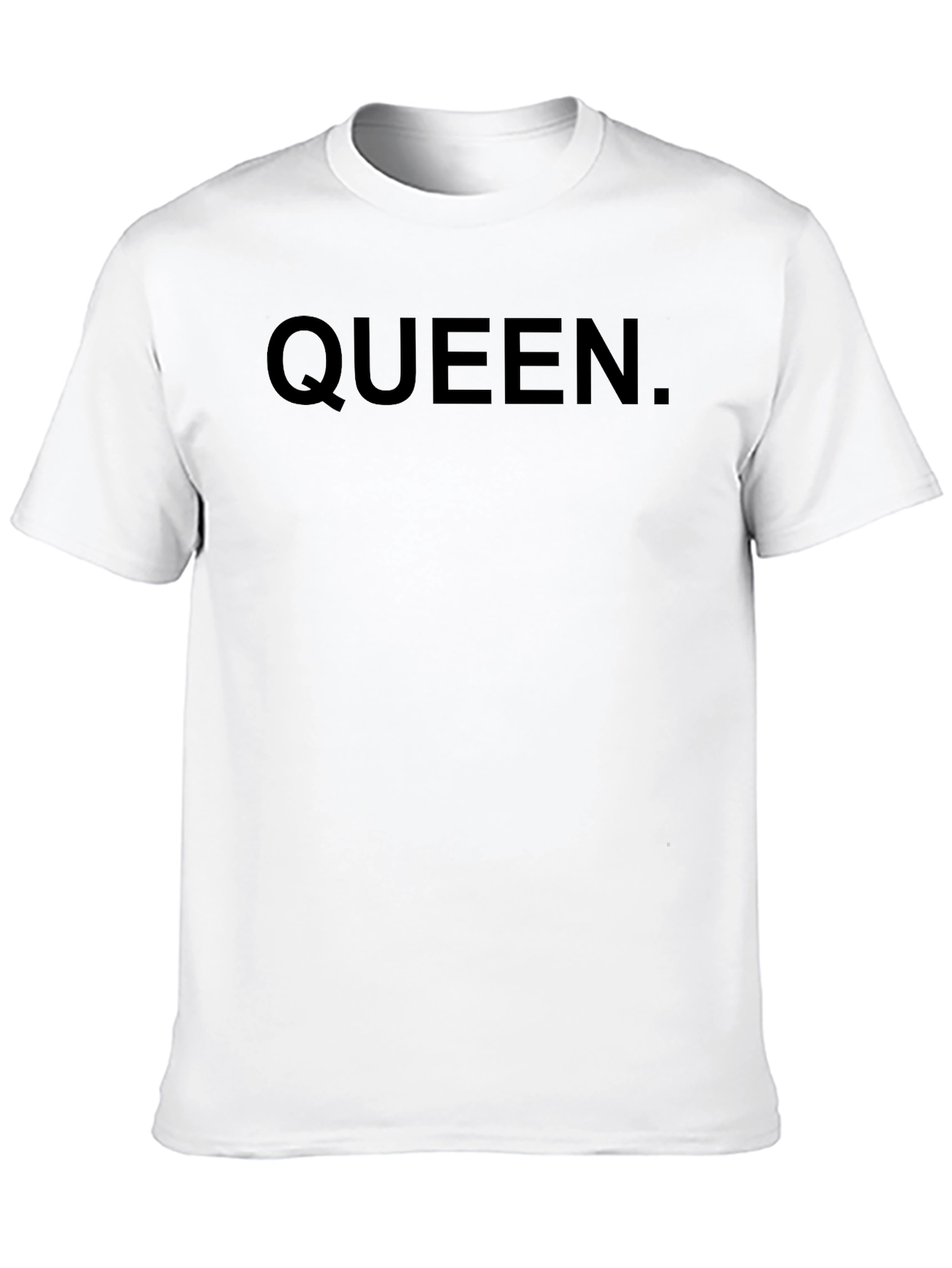 Queen Graphic Tee - Black Cotton T-Shirt - 10