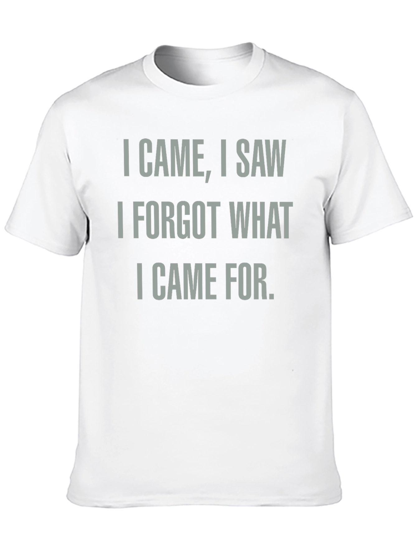 Black Funny I Came I Saw I Forgot T-Shirt view 10