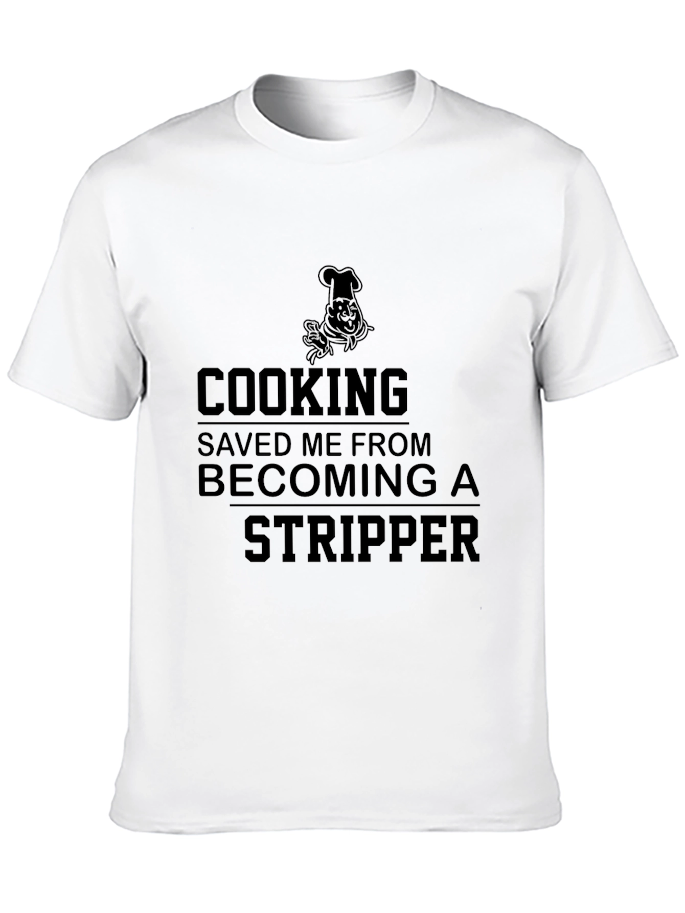 Black Cooking Saved Me T-Shirt, Funny Chef Gift view 10