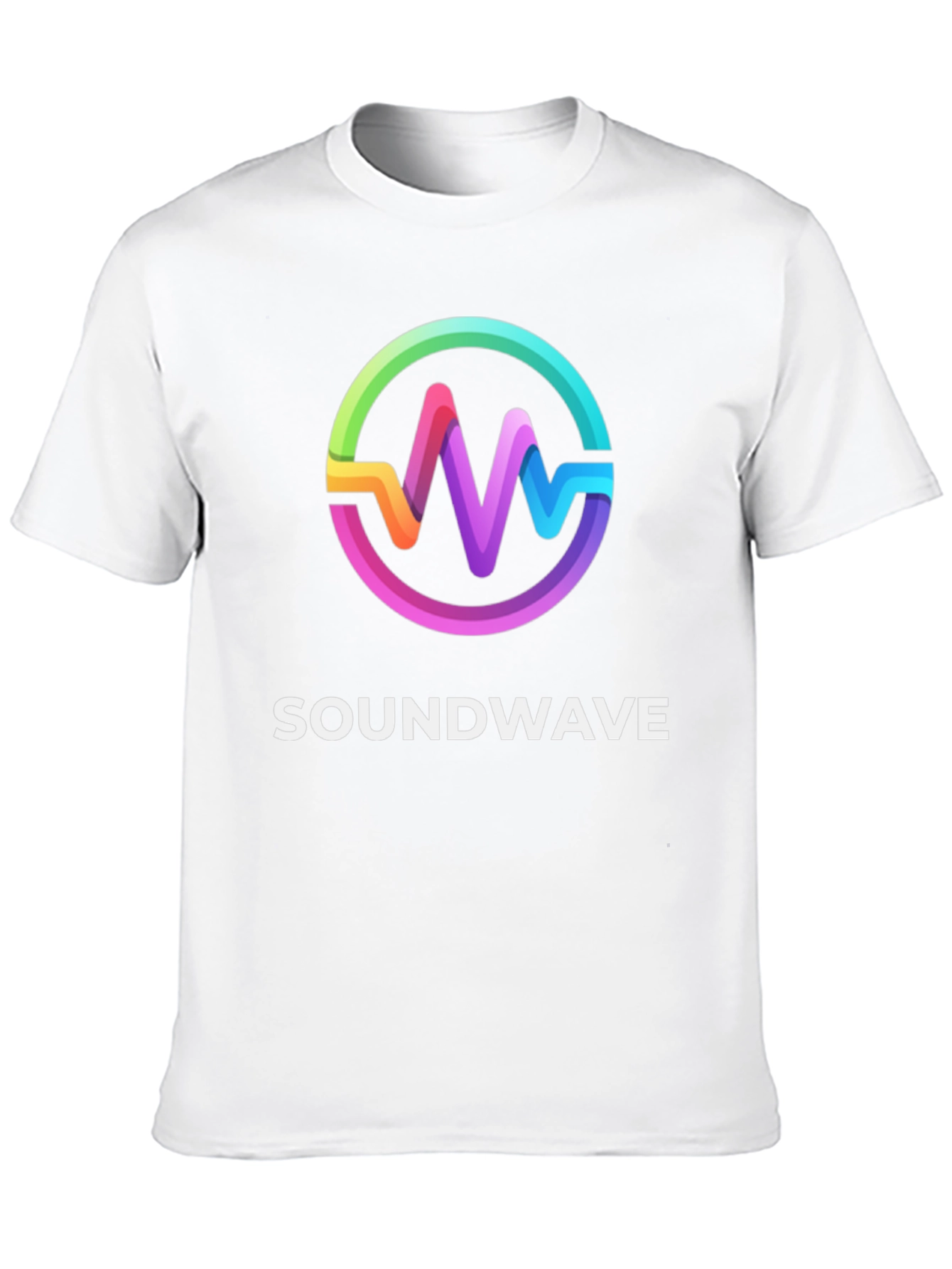Black Soundwave Black Graphic Tee view 10
