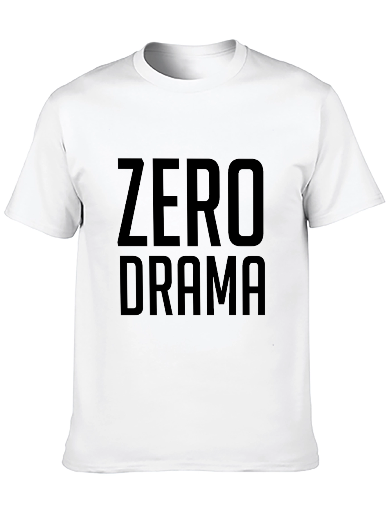 Black Zero Drama Black T-Shirt view 10