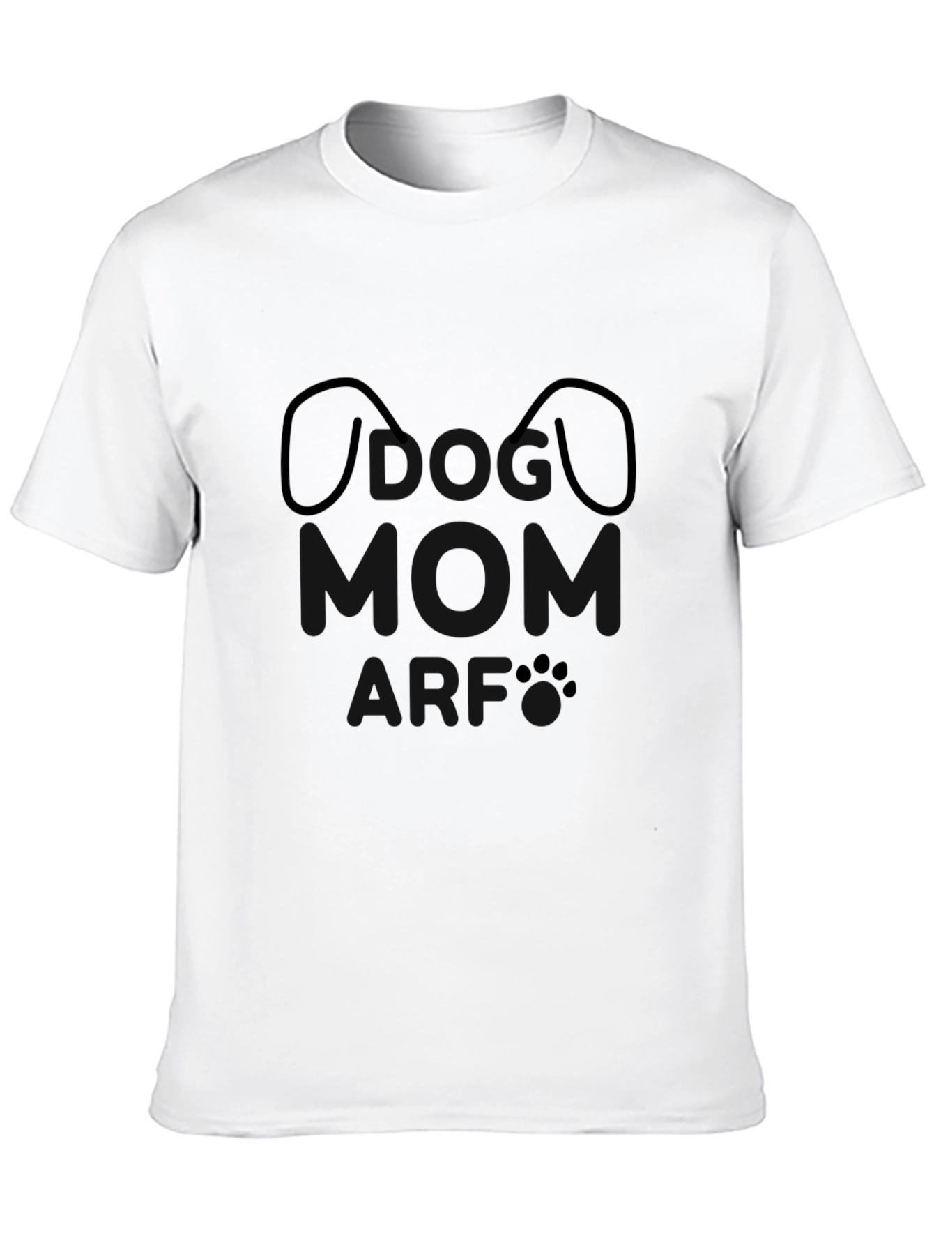 Black Dog Mom T-Shirt - Minimalist Puppy Tee view 10