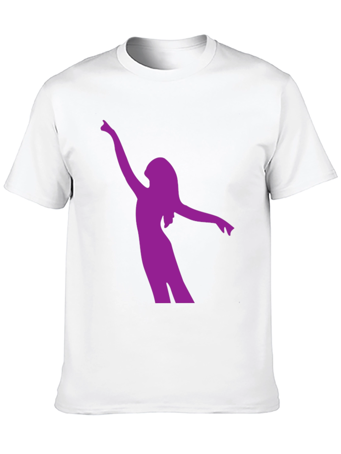 Black Silhouette Dancer Graphic Tee - Black view 10
