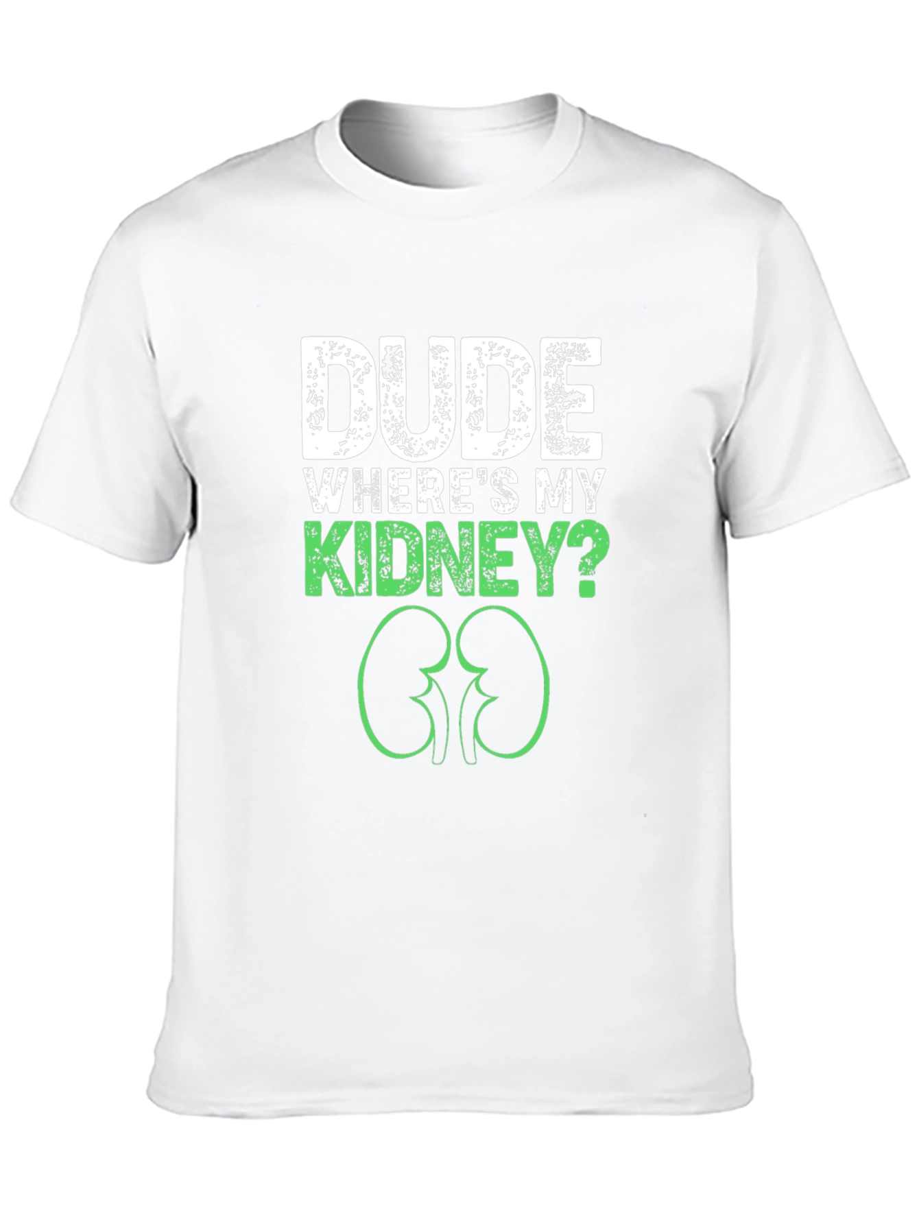 Black Dude Where's My Kidney? Graphic Tee view 10