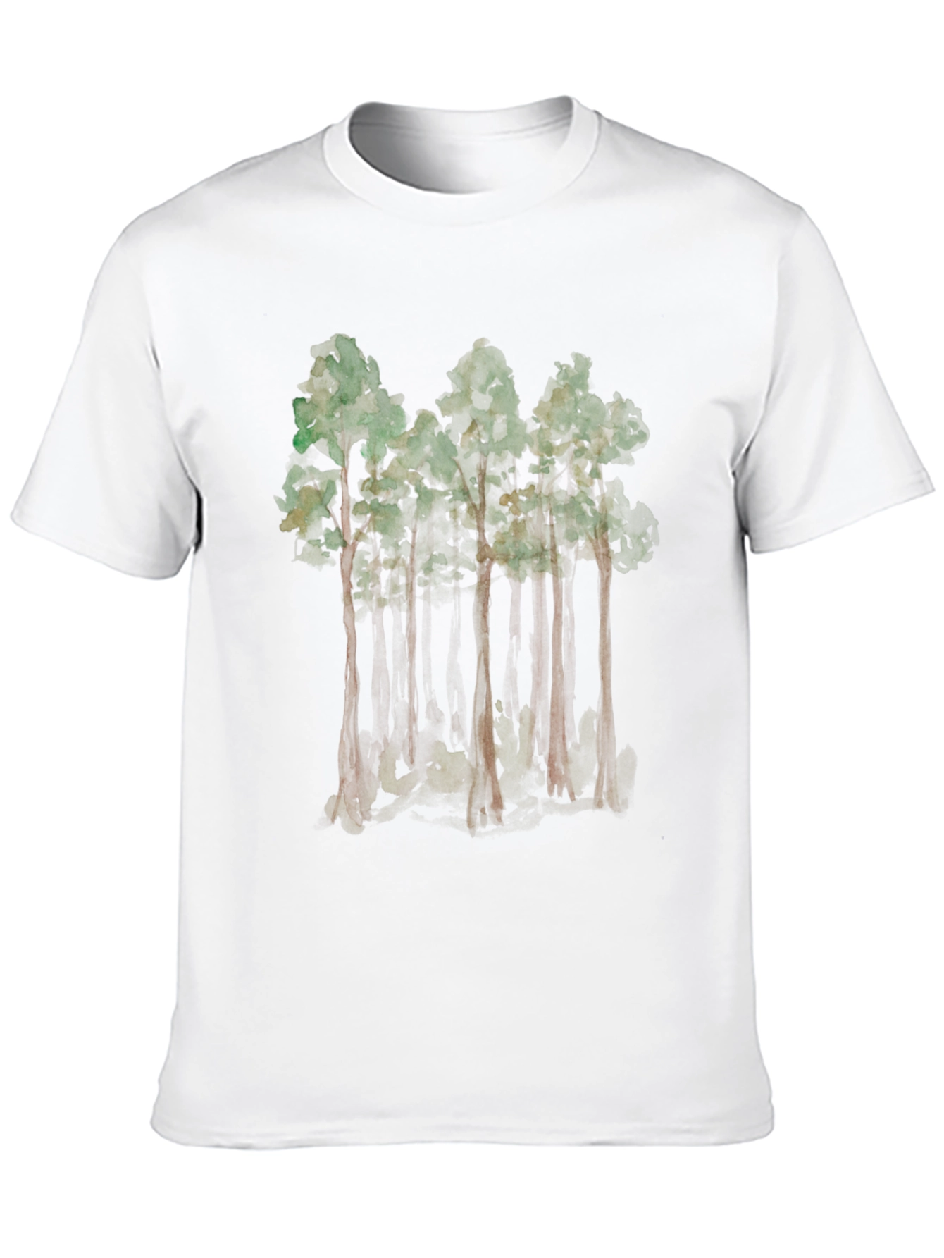 Black Forest Graphic Tee - Nature Inspired Print view 10