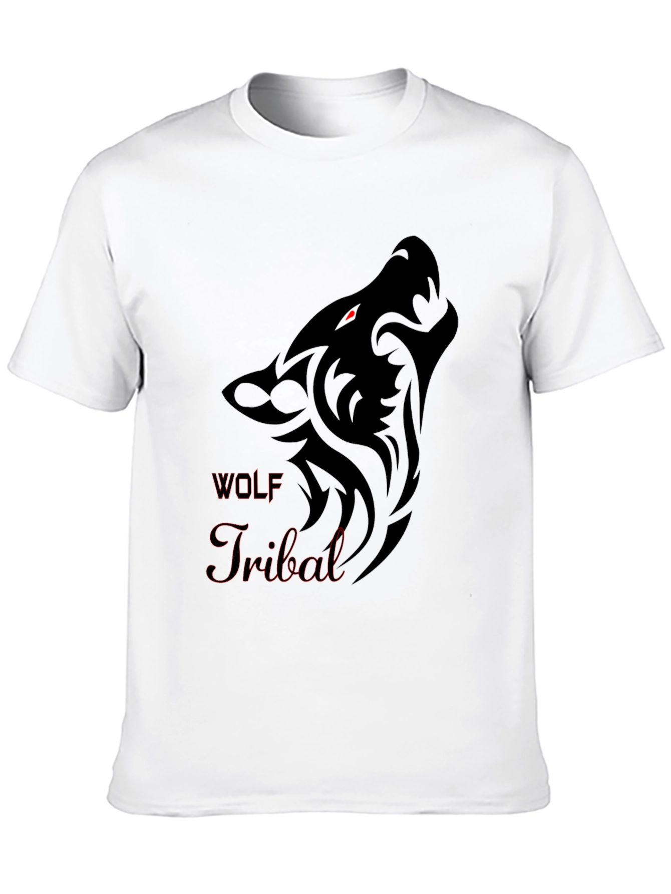 Tribal Wolf Graphic T-Shirt - Bold Design - 10