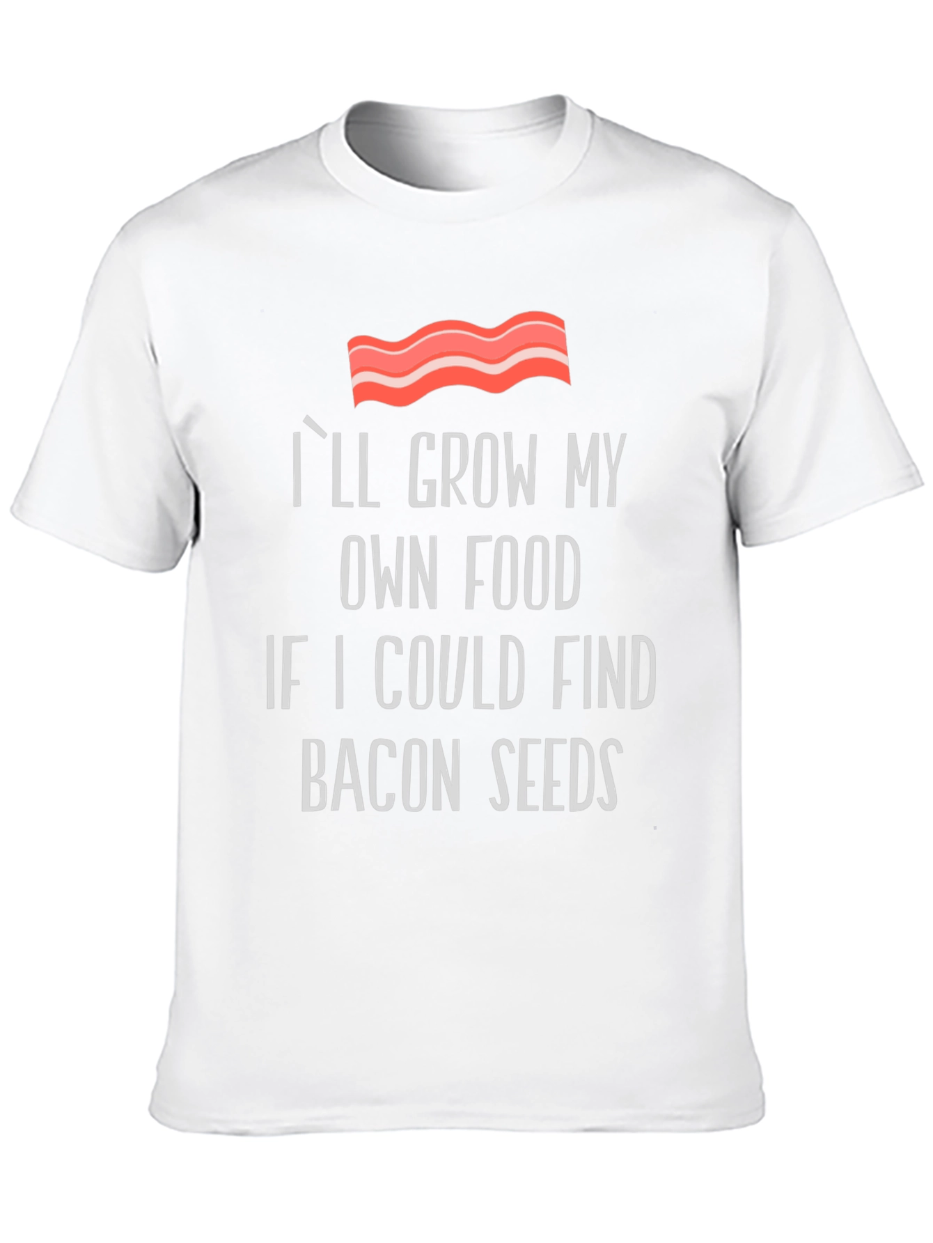 Black Bacon Seeds Graphic Tee - Funny Foodie Shirt view 10
