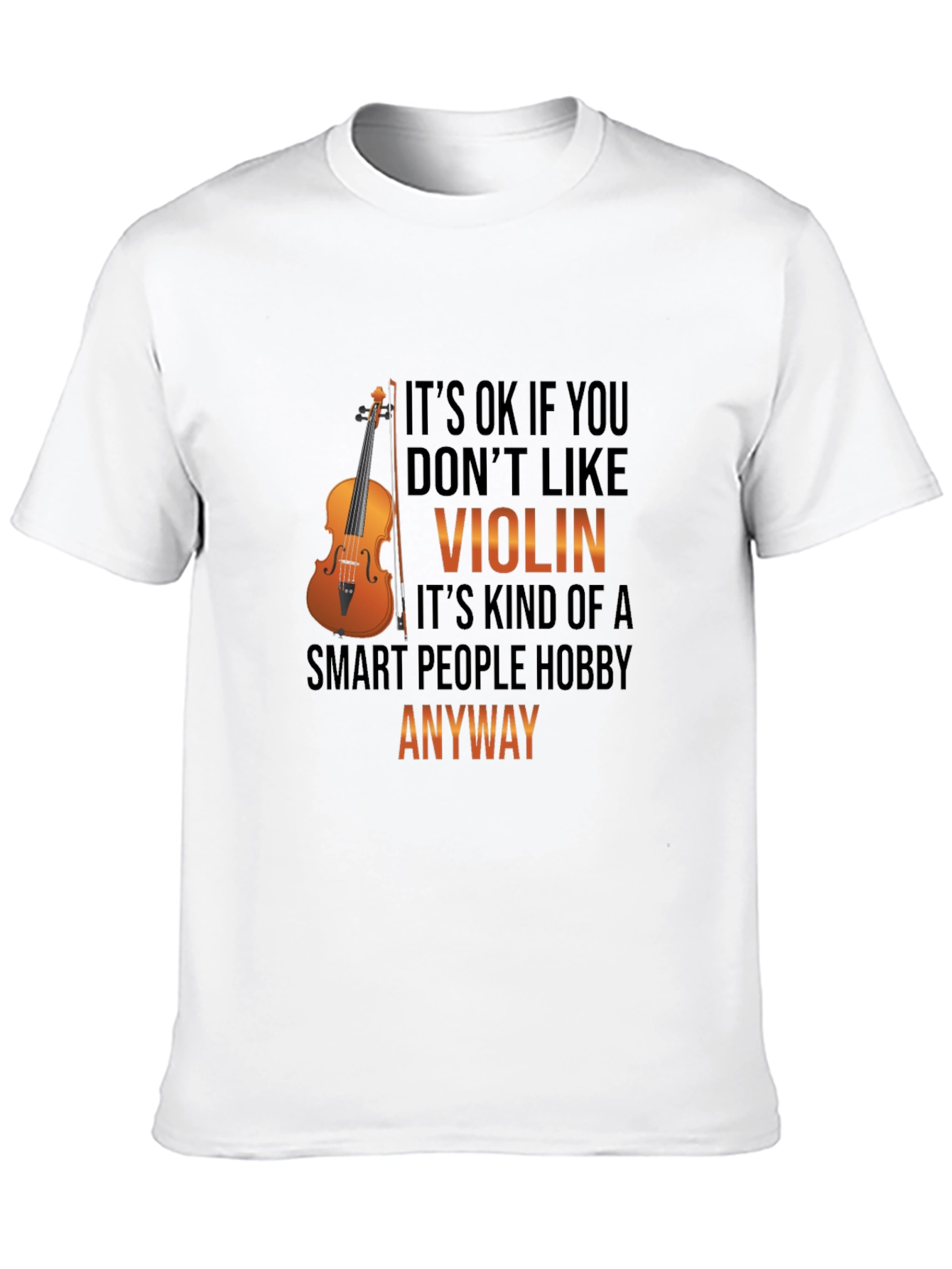 Black Violin Smart Hobby T-Shirt - Musician Gift view 10