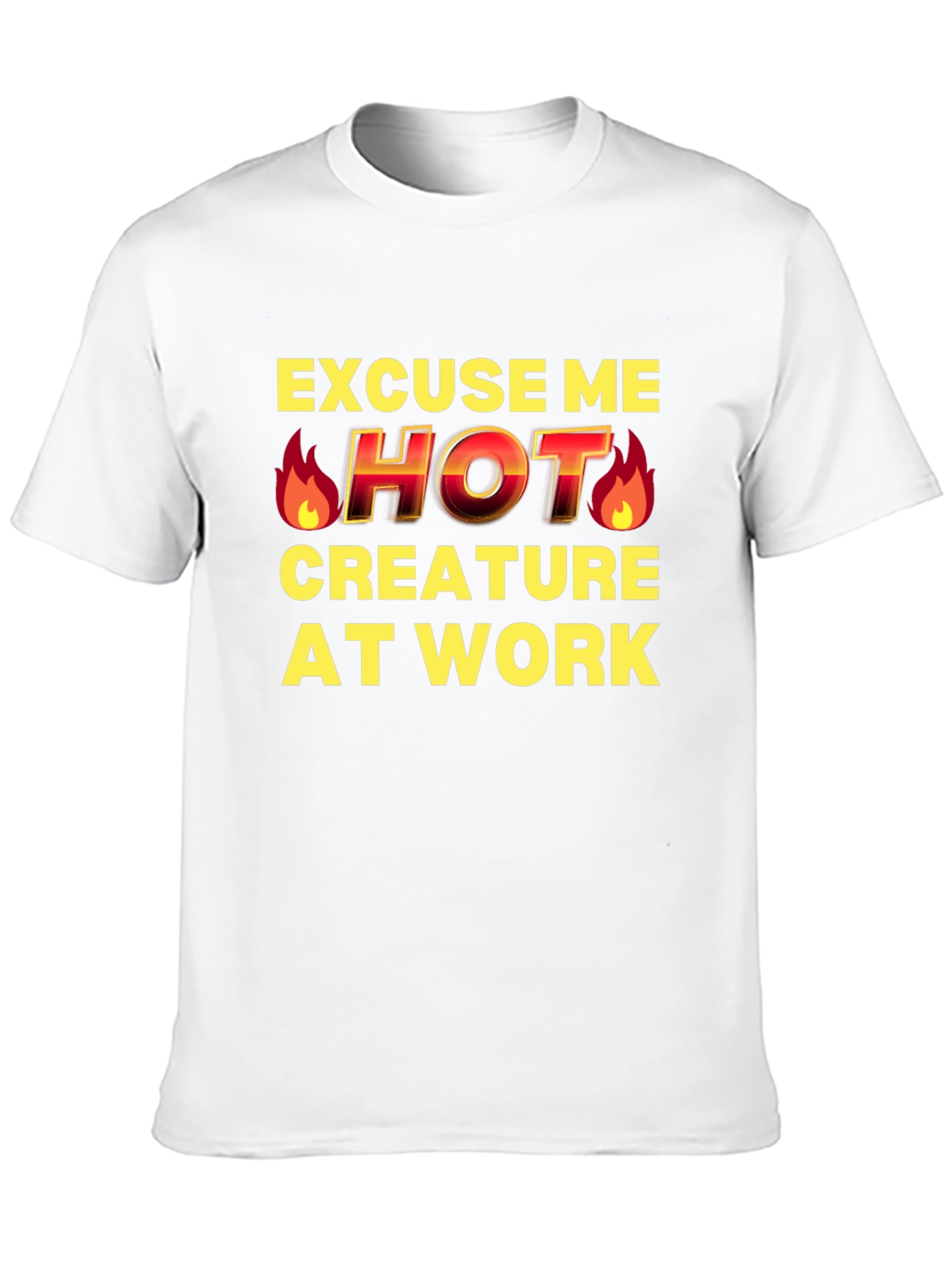 Black Hot Creature at Work Graphic Tee view 10