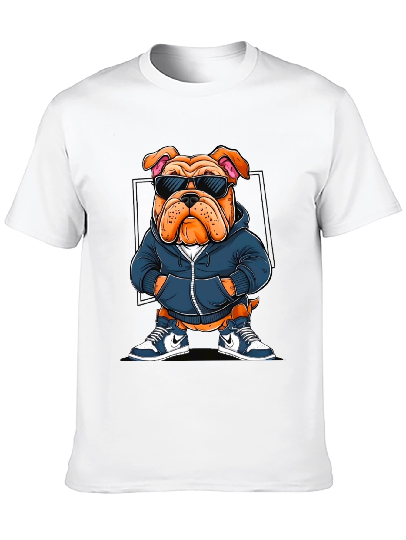 Cool Bulldog Graphic Tee - Trendy Canine Style - 10