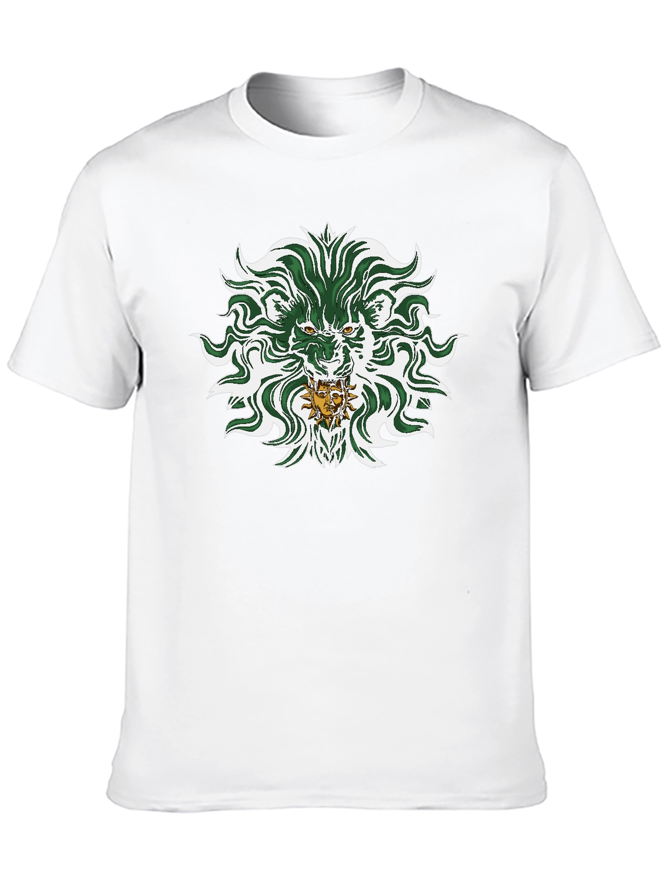 Black Lion Graphic Print T-Shirt - Stylish Men's Tee view 10