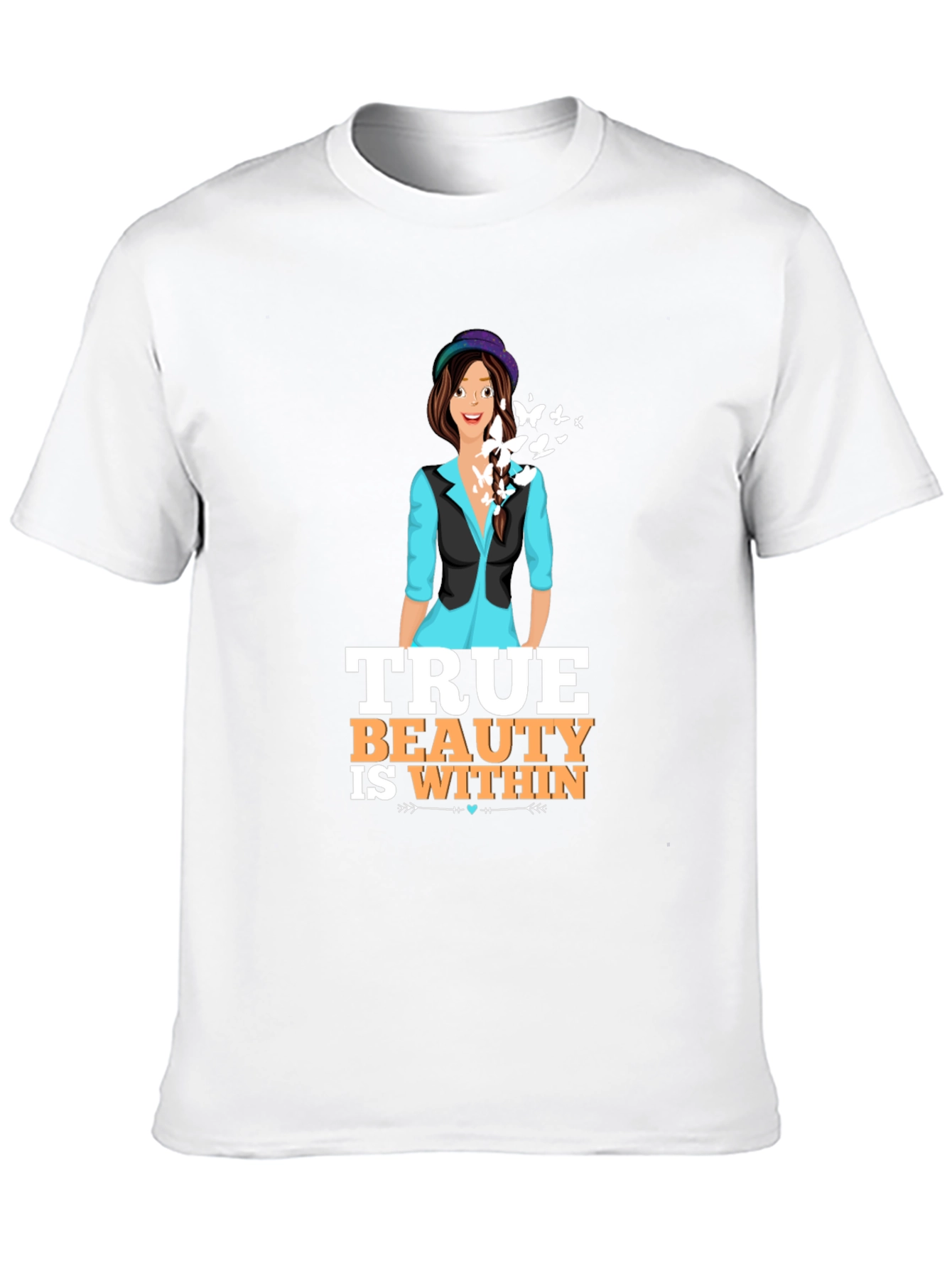Black True Beauty Within Graphic T-Shirt view 10
