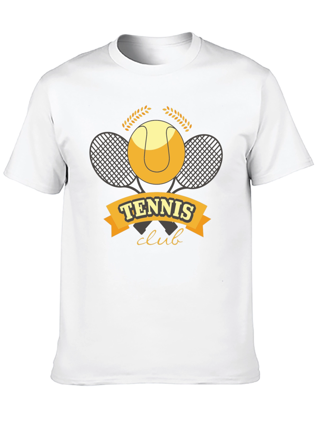 Black Tennis Club Graphic T-Shirt - Classic Sports Tee view 10