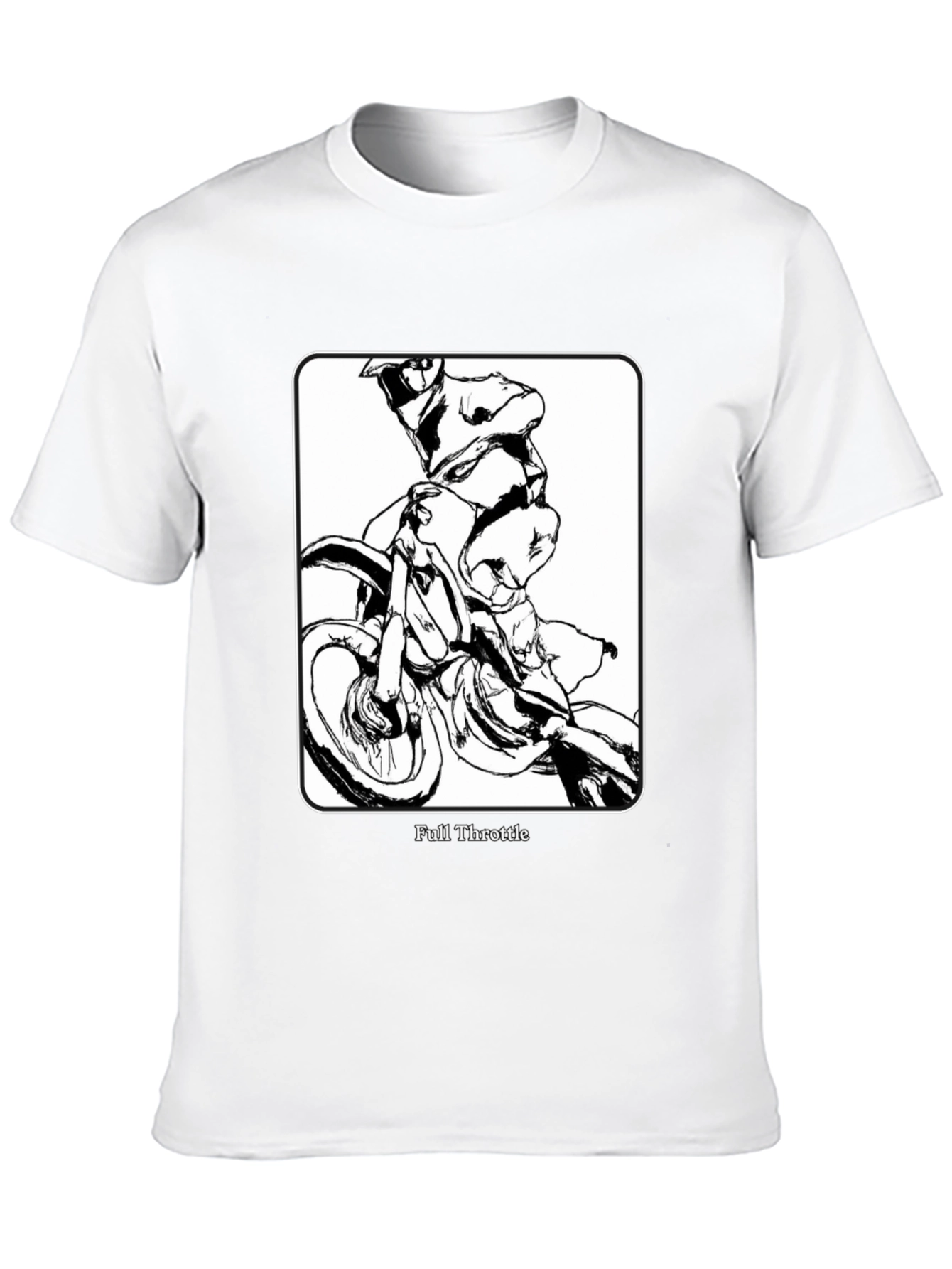 Black Full Throttle Graphic Tee - Black view 10