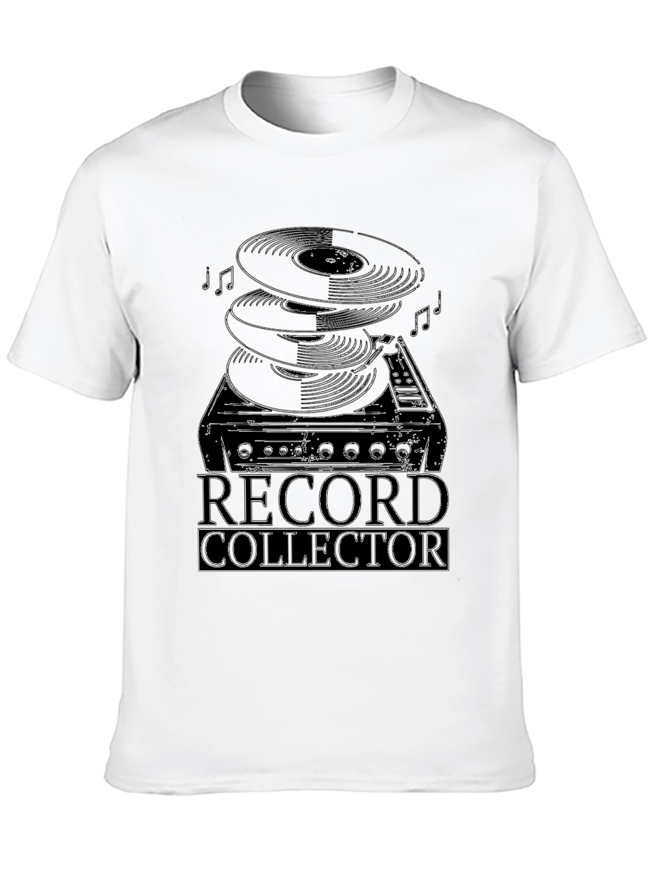 Black Record Collector Graphic T-Shirt  view 10