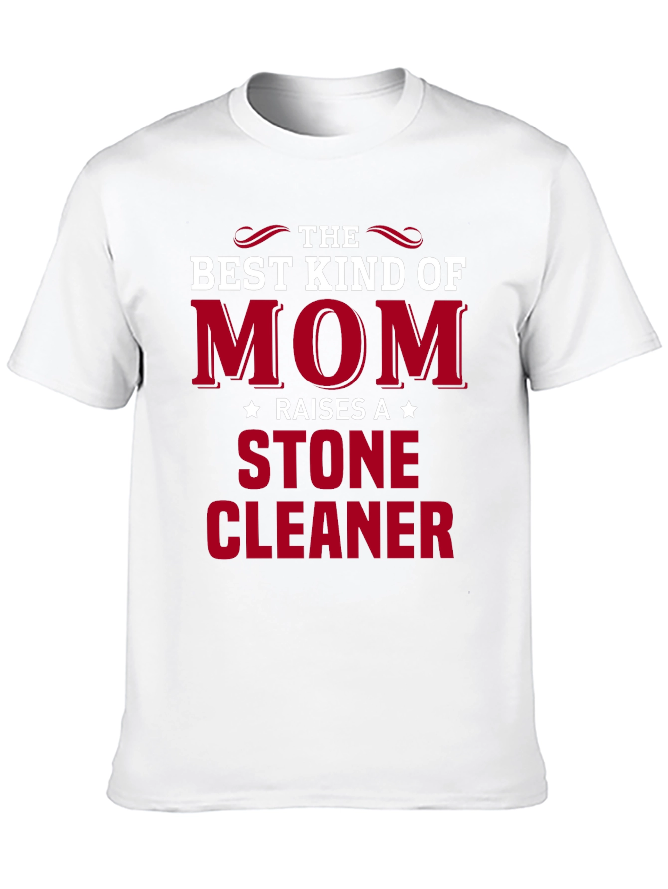 Black Best Kind of Mom Stone Cleaner T-Shirt view 10
