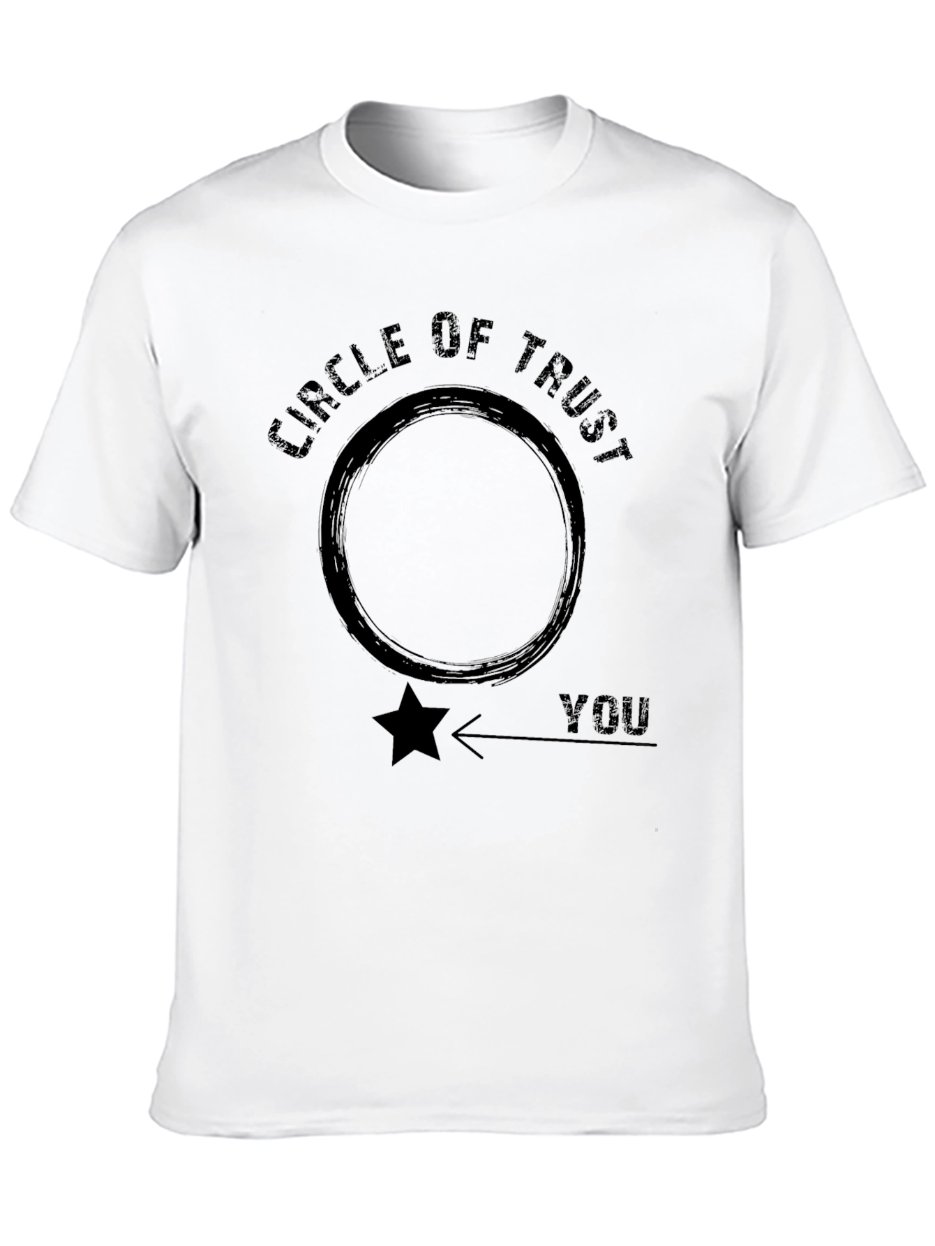 Black Circle of Trust T-Shirt - Funny Graphic Tee view 10