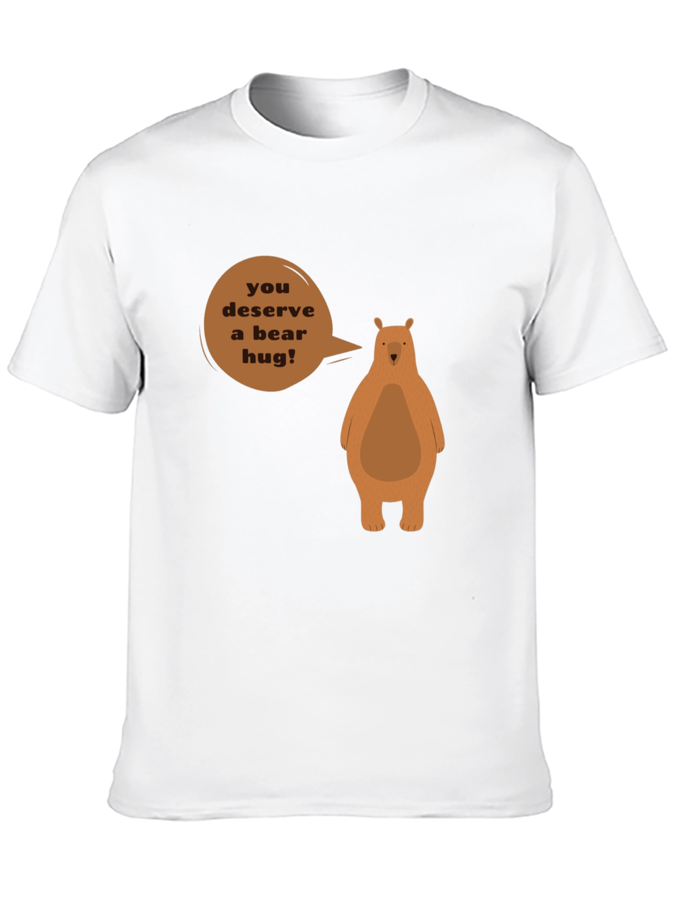 Black Bear Hug Graphic T-Shirt - You Deserve a Bear Hug! view 10