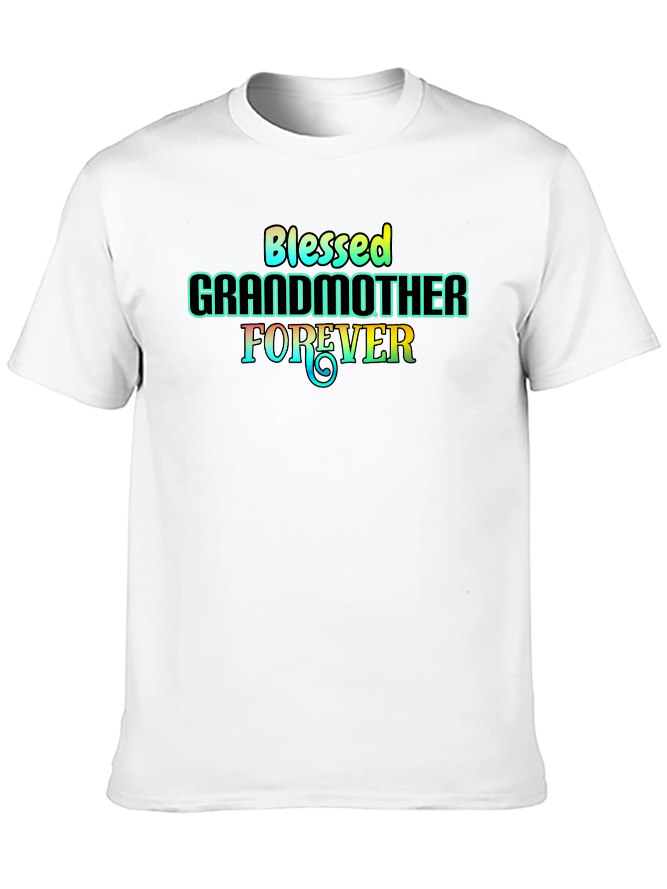 Black Blessed Grandmother Forever Black T-Shirt view 10