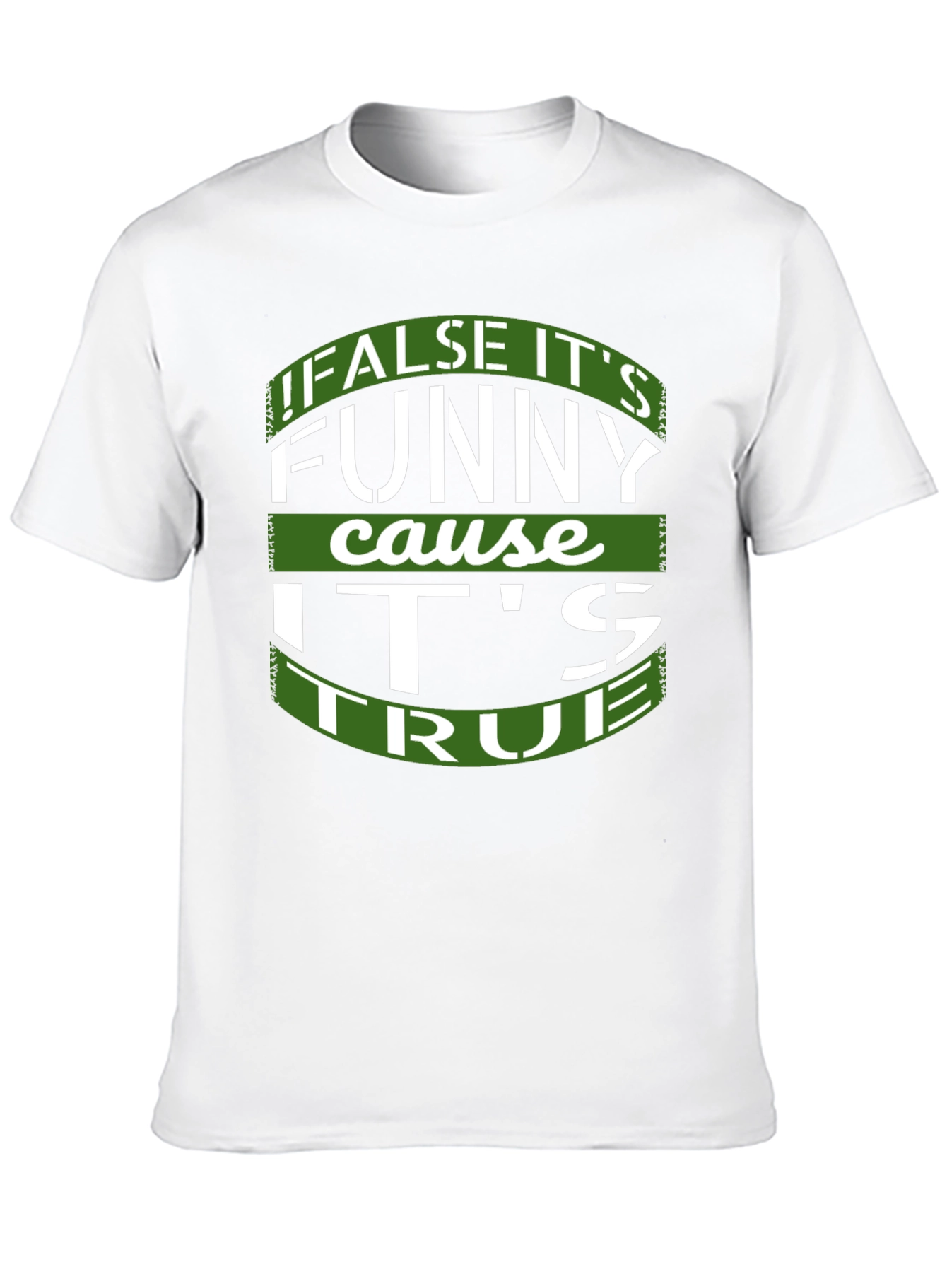 Black Funny It's True Black Graphic T-Shirt view 10