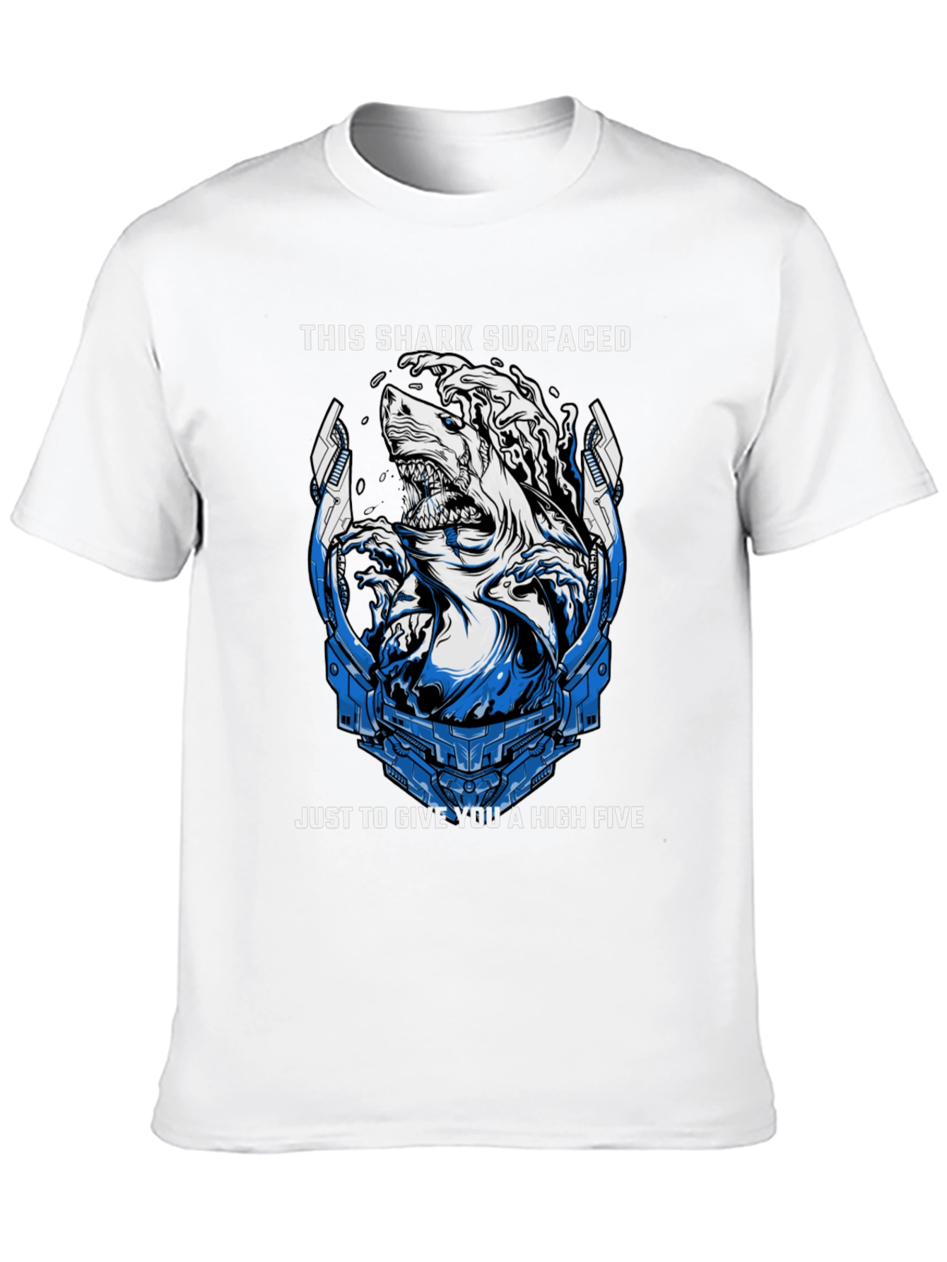 Black Shark High Five Black T-Shirt view 10