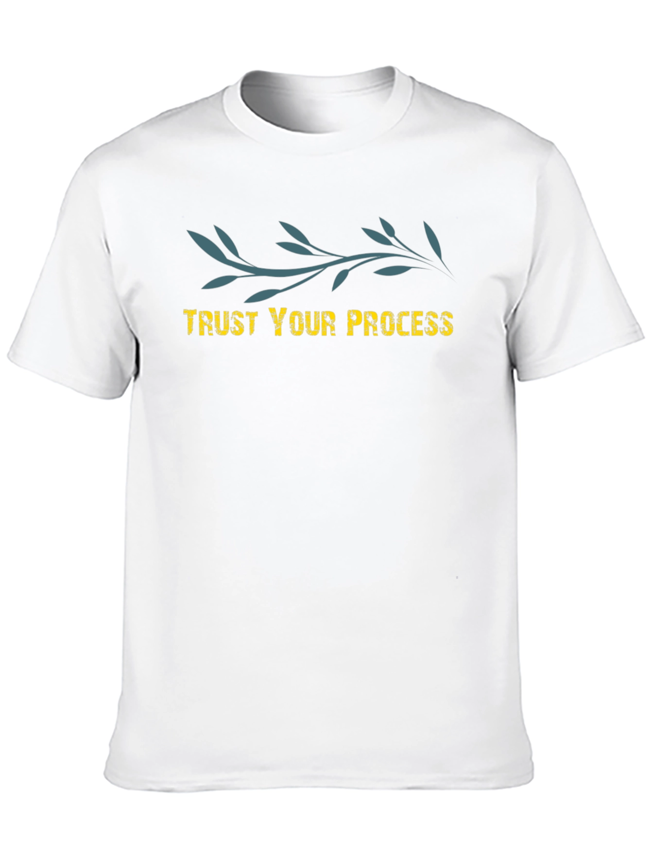 Black Trust Your Process Graphic Tee - Soft Cotton Black T-Shirt view 10