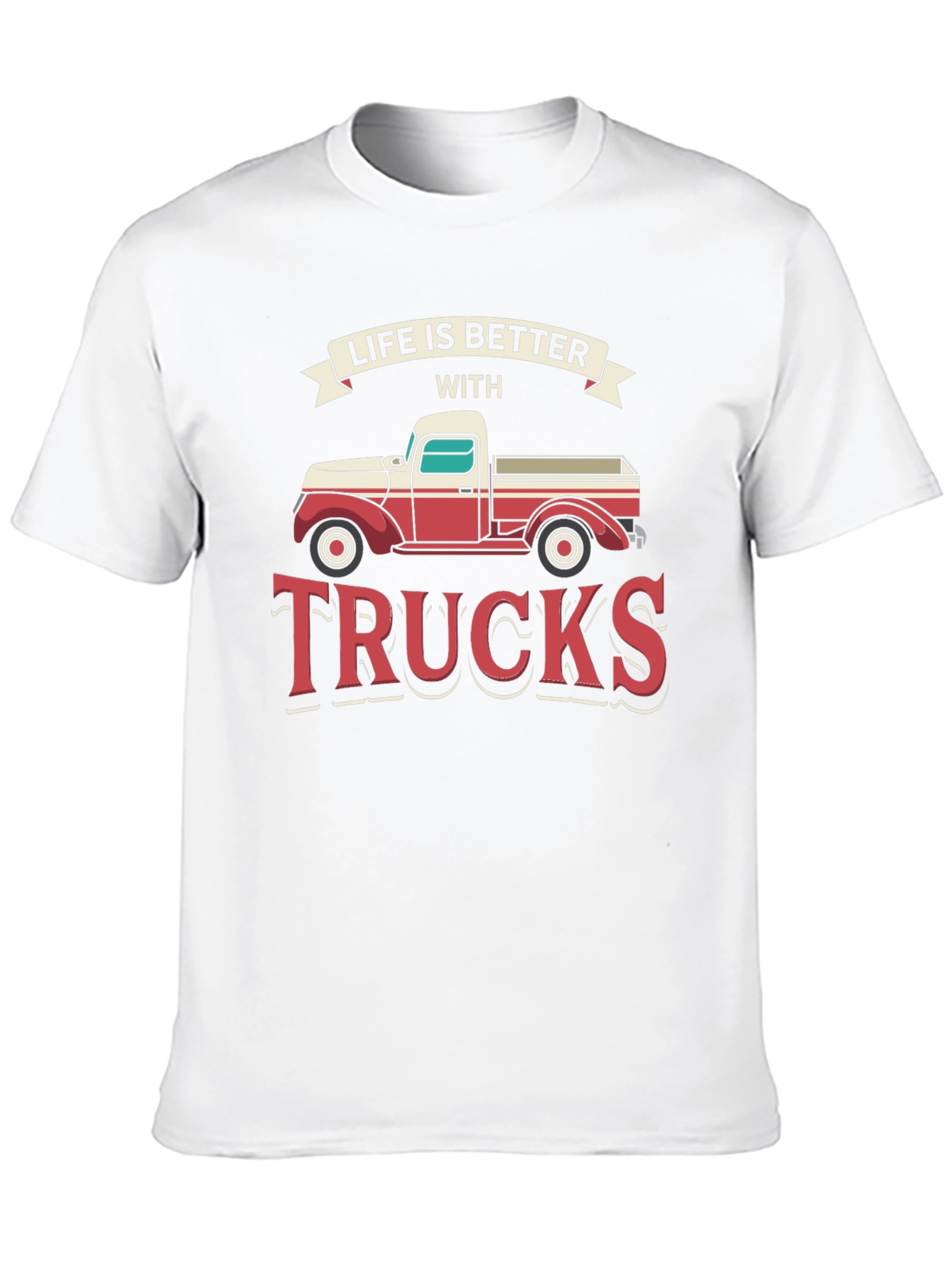 Black Life is Better with Trucks Graphic Tee view 10