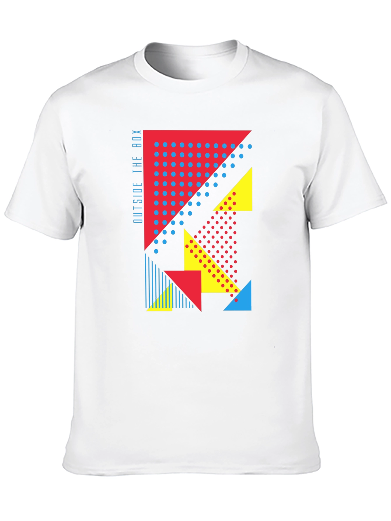 Black Geometric Graphic Print Tee - Outside the Box view 10