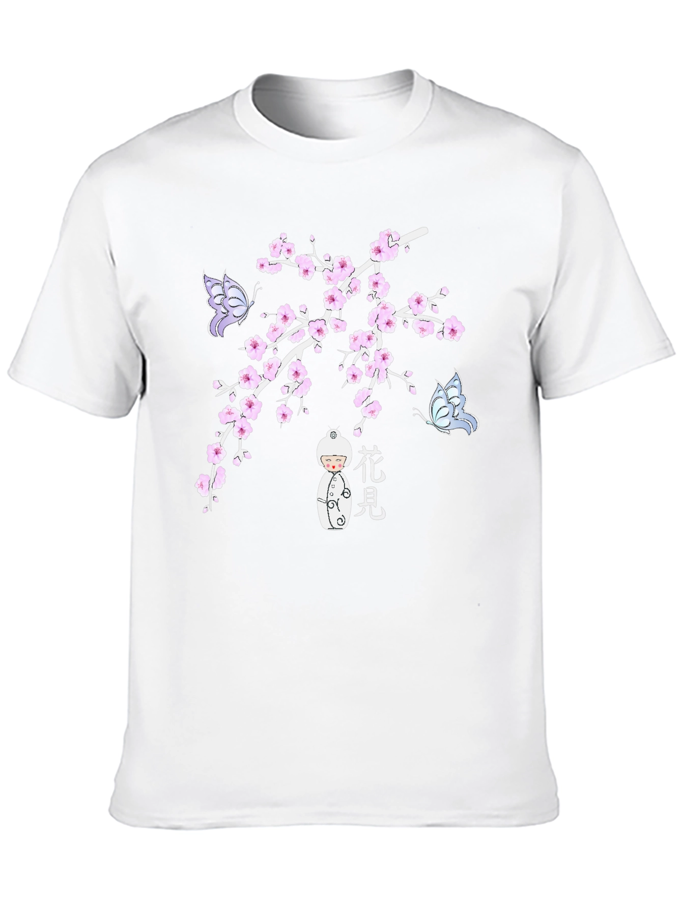Black Floral Butterfly Graphic T-Shirt view 10