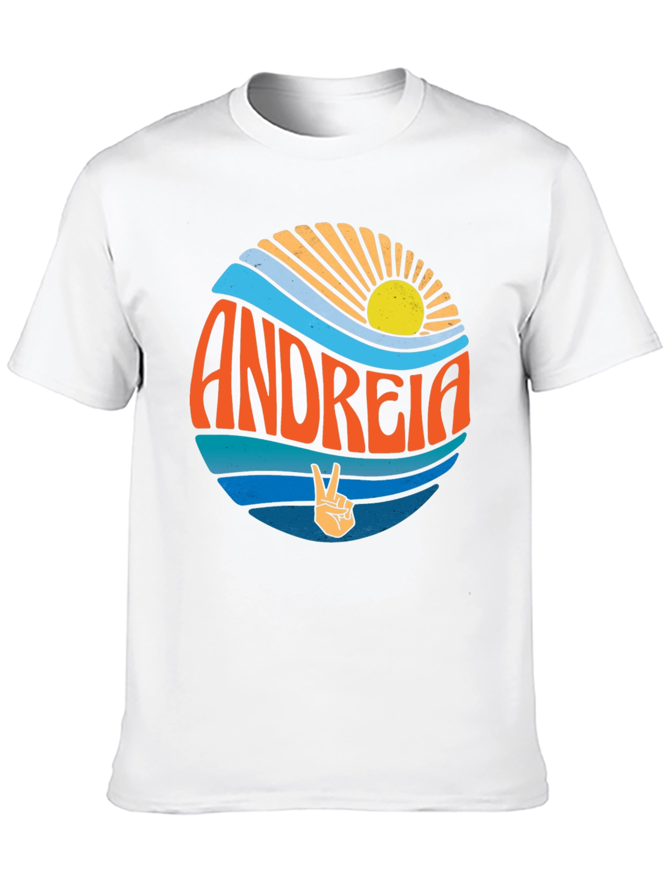 Black Andreia Retro Beach T-Shirt view 10
