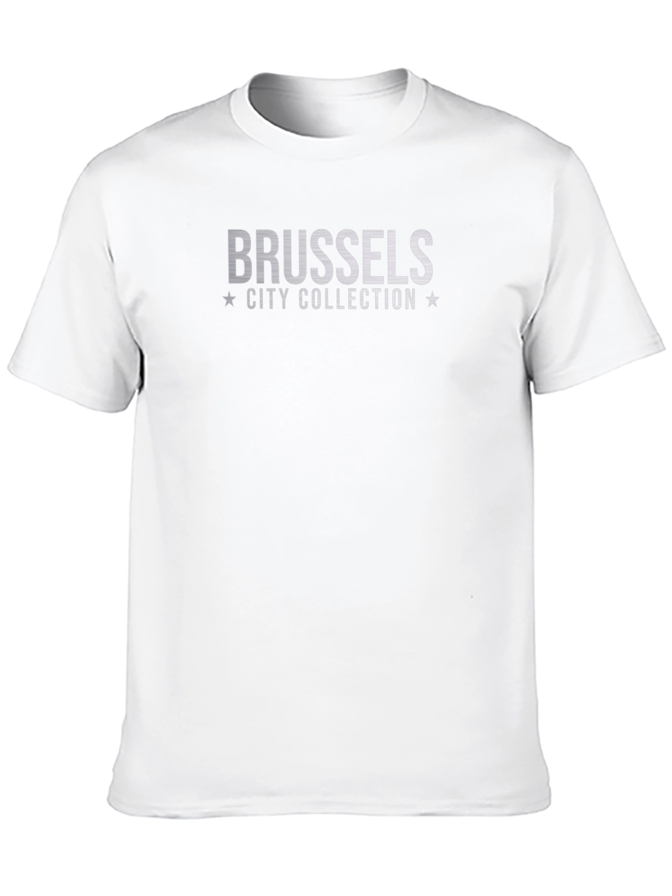 Black Brussels City Collection Graphic Tee - Black view 10