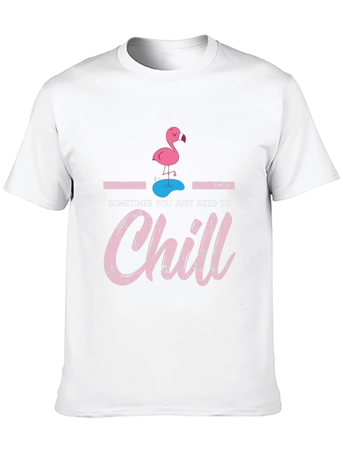 Black Chill Flamingo Graphic Tee - Black view 10