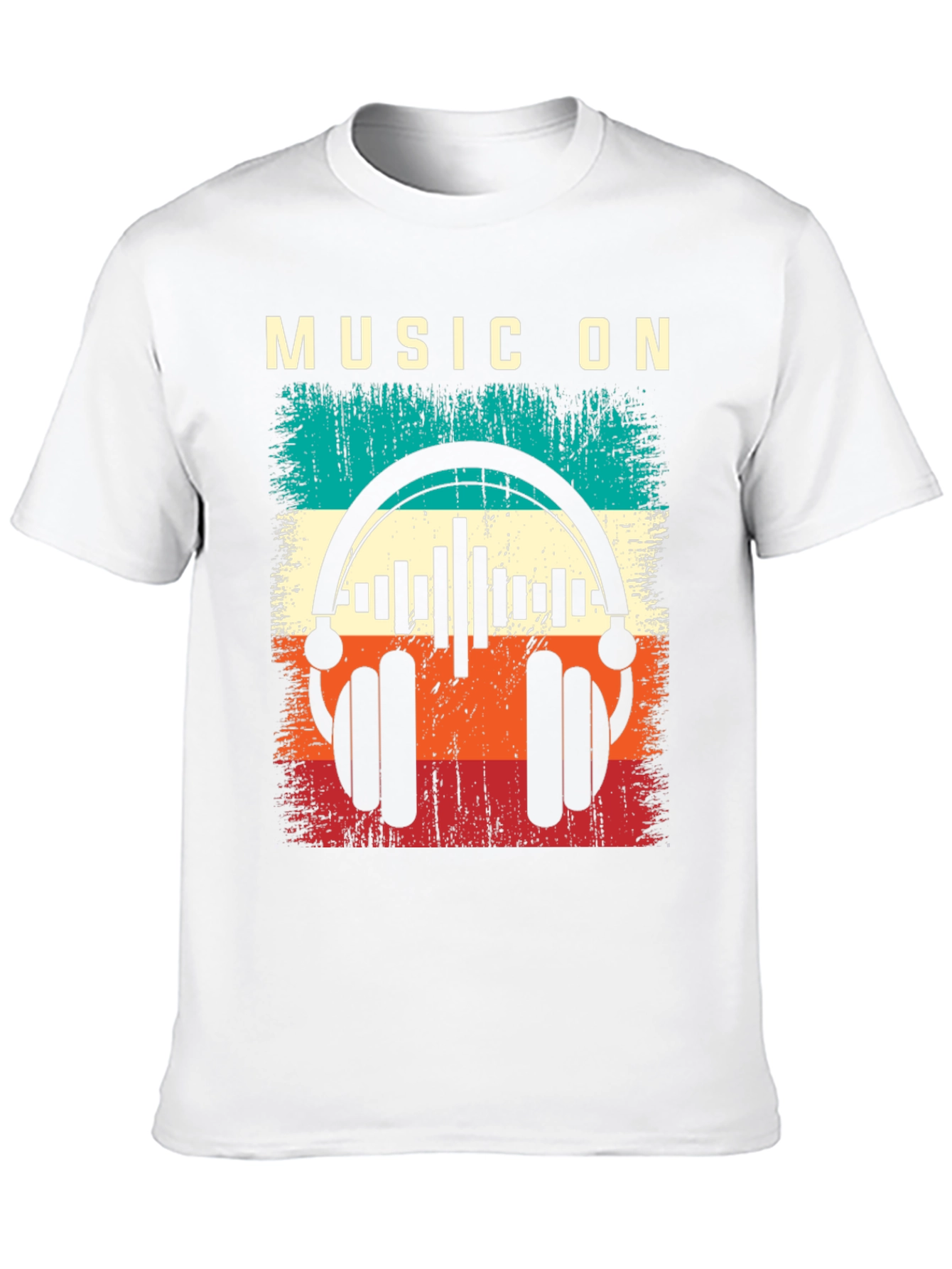 Black Music On Graphic T-Shirt Retro Style view 10