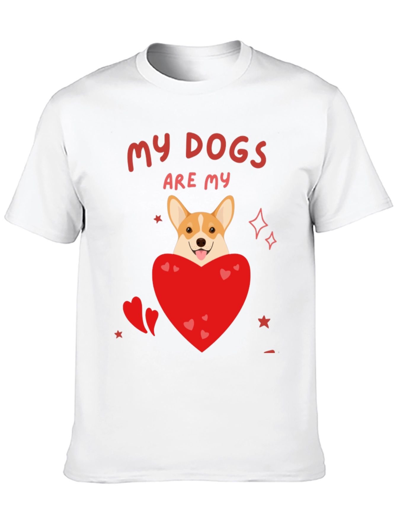 Black My Dogs Are My Valentines T-Shirt view 10