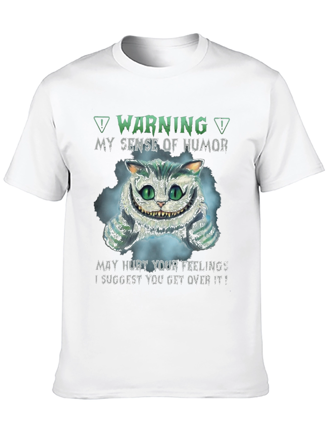 Black Humorous Cat Graphic T-Shirt view 10