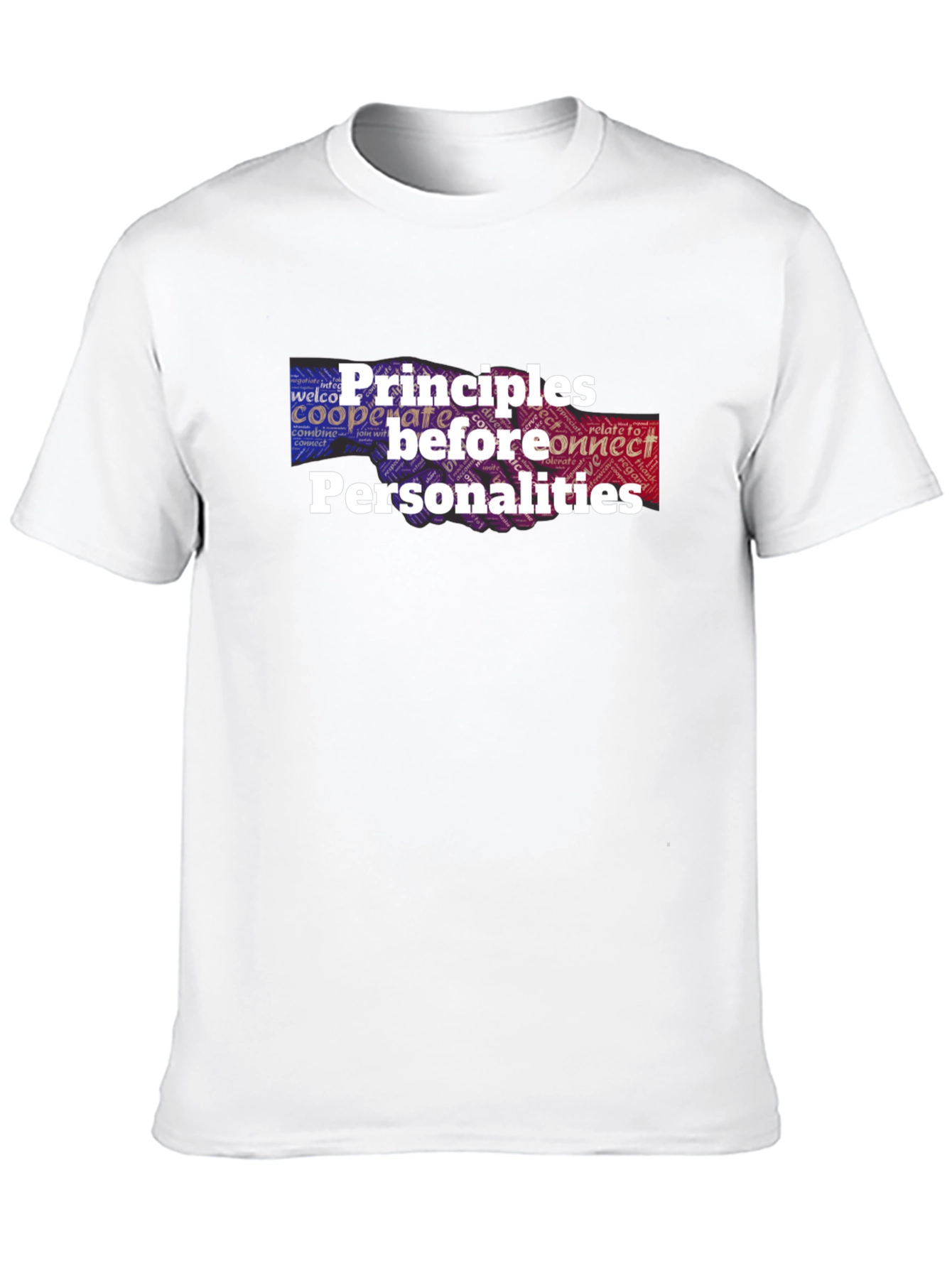 Black Principles Before Personalities Graphic T-Shirt view 10