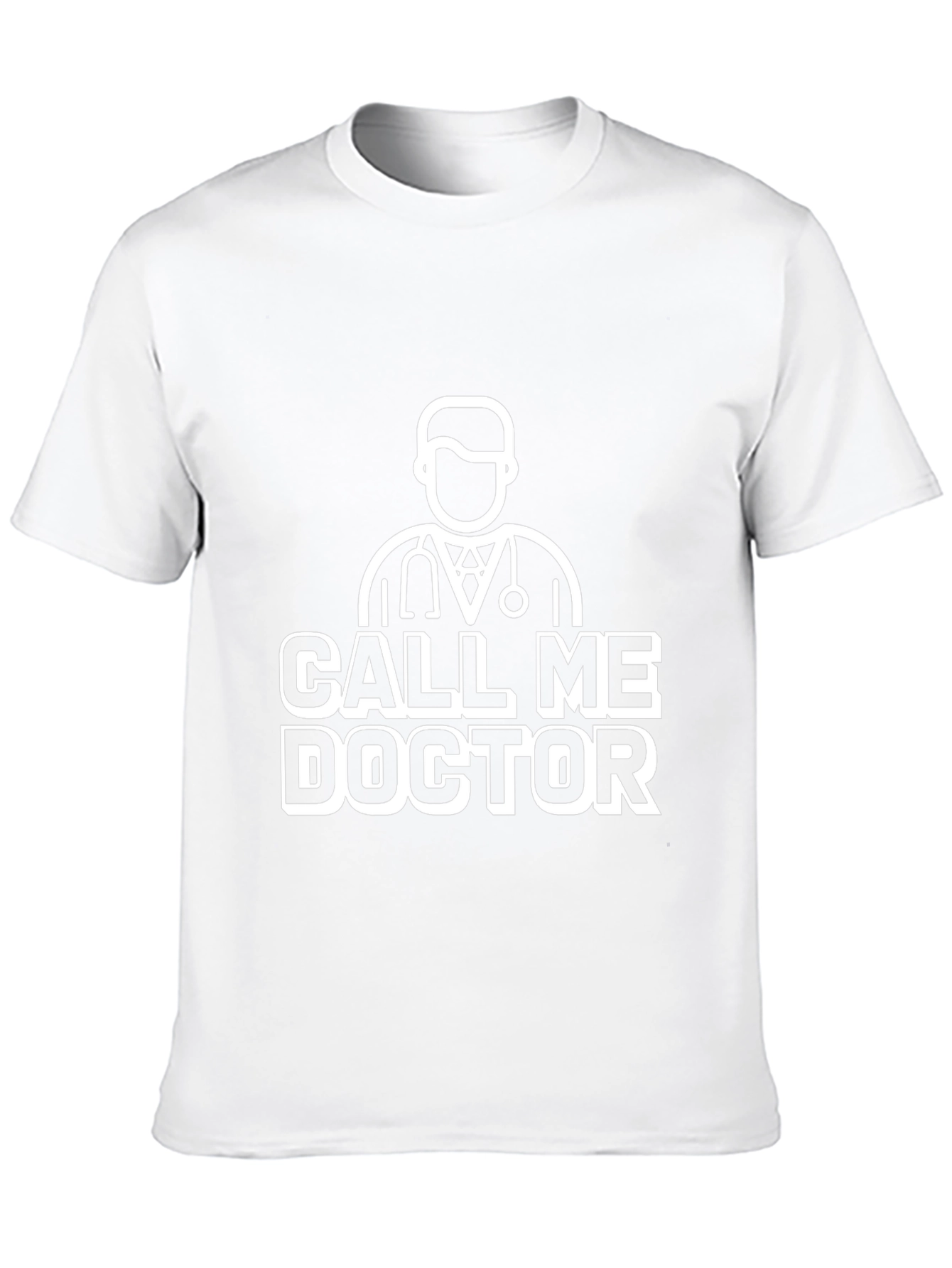 Black Call Me Doctor Graphic Tee - Black Cotton view 10